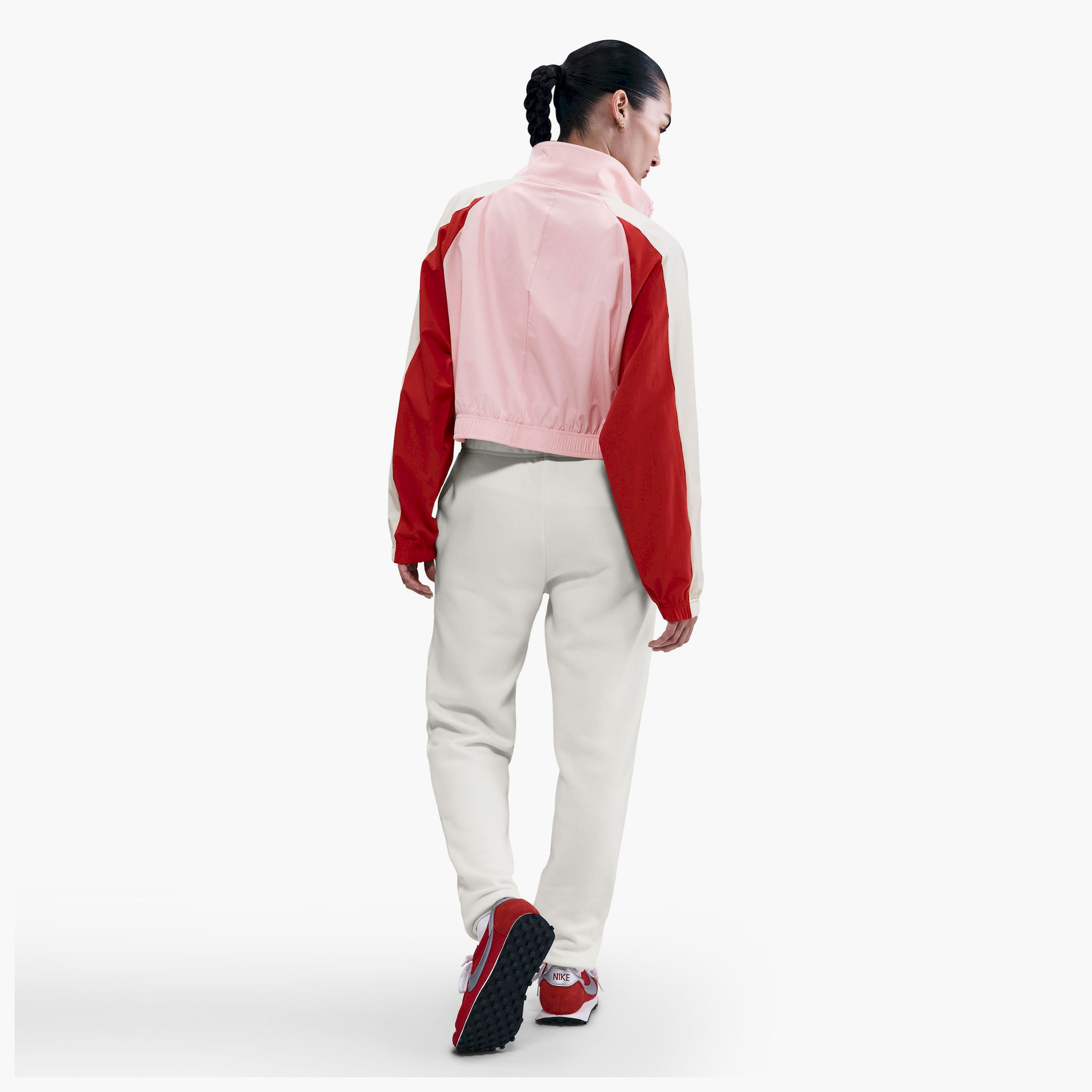 نايكي- بنطال نسائي رياضي كلوب من الصوف برسومات جرافيكية NKHV2346 | OE-women-clothing-bottoms-joggers-image-5