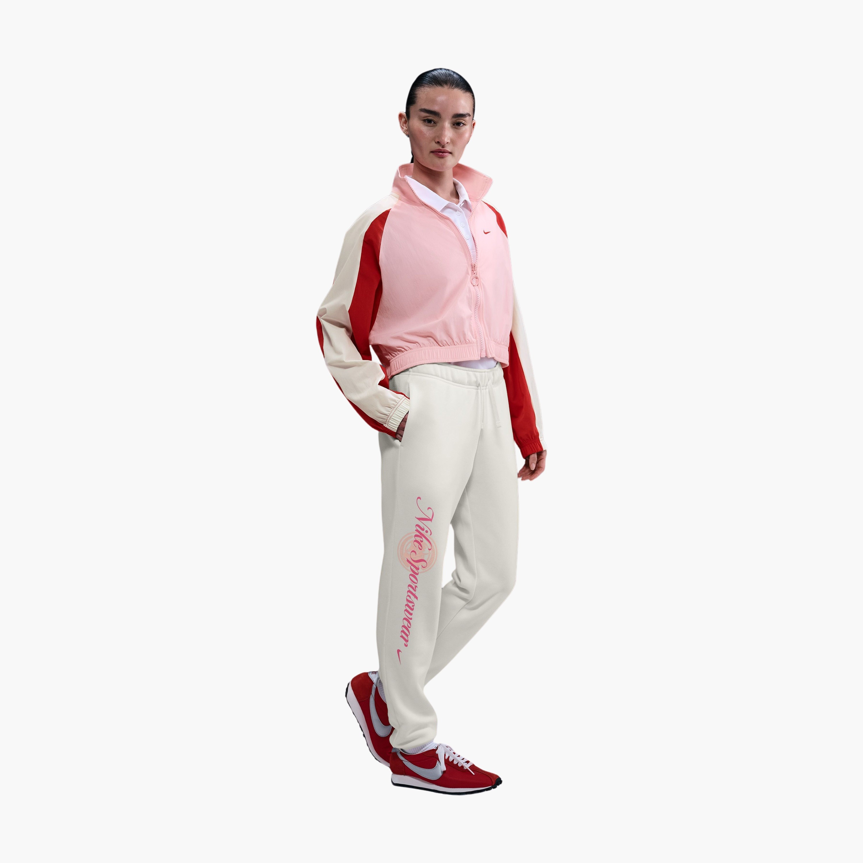 نايكي- بنطال نسائي رياضي كلوب من الصوف برسومات جرافيكية NKHV2346 | OE-women-clothing-bottoms-joggers-image-16