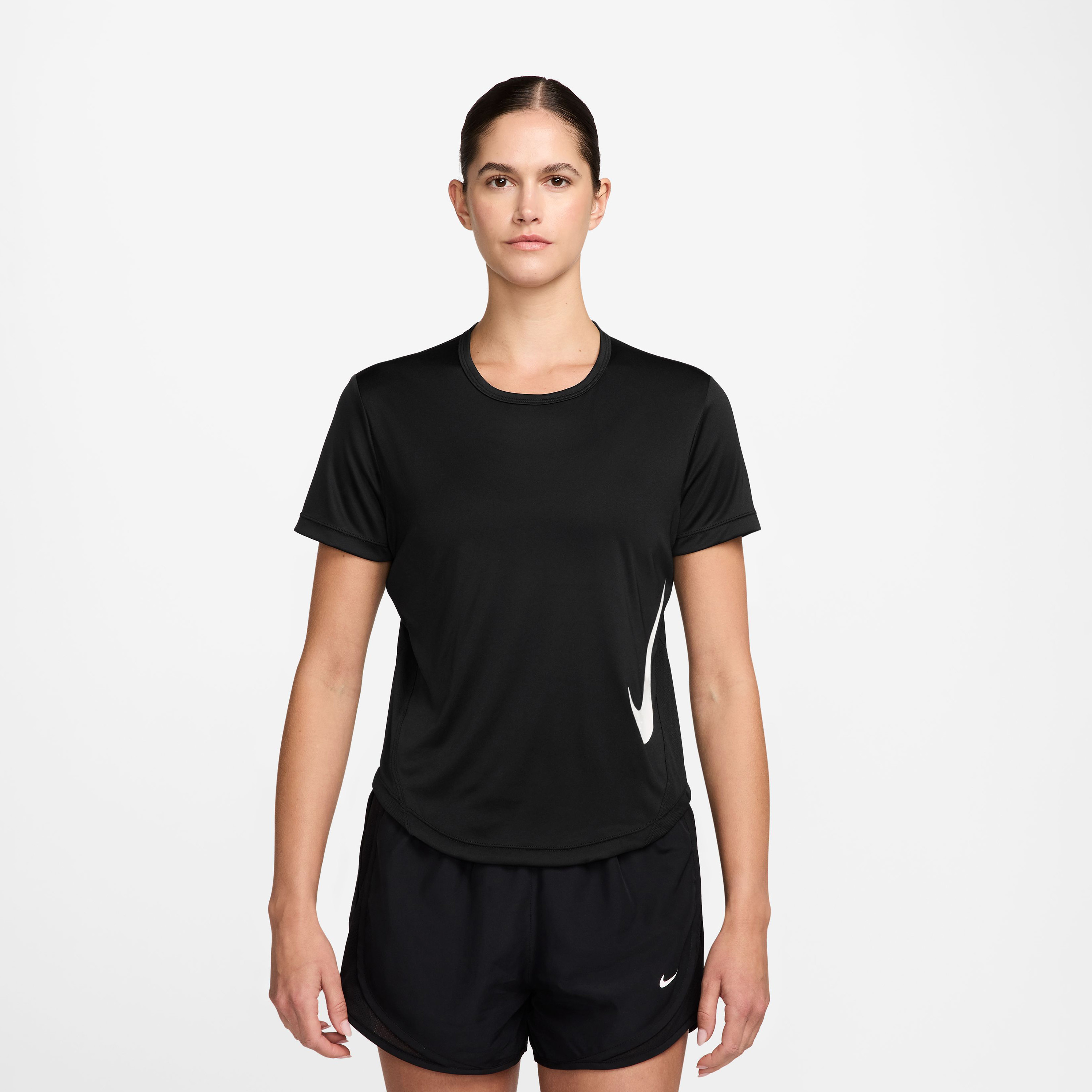 نايكي- بلوزة جري تيمبو سووش دراي-فت نسائية بأكمام قصيرة NKHV2772 | OE-sports-women-clothing-tshirtsandvests-image-1