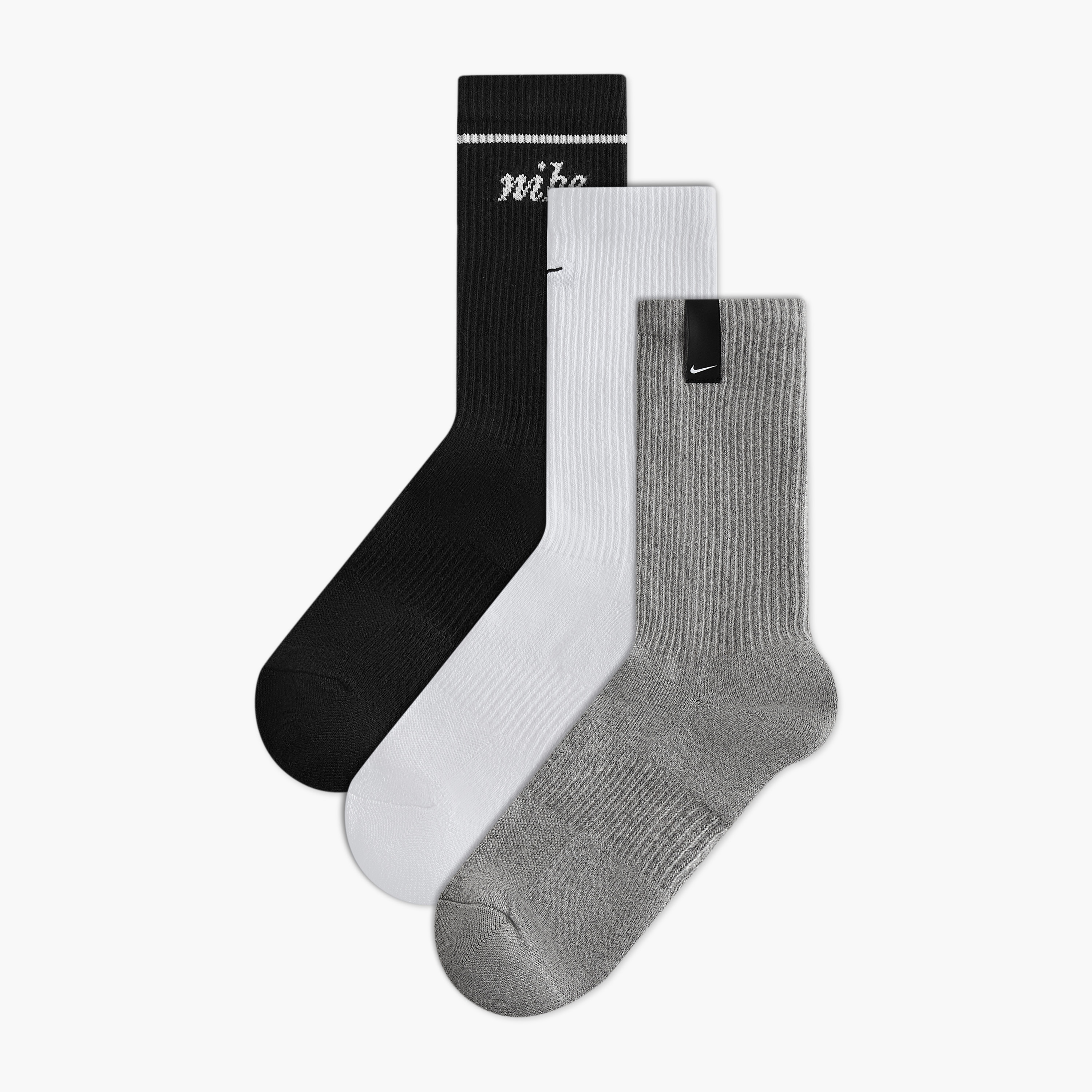نايكي- جوارب دائرية مبطنة ايفري داي بلس - 3 قطع NKHV6864 | OE-women-socksandstockings-image-5