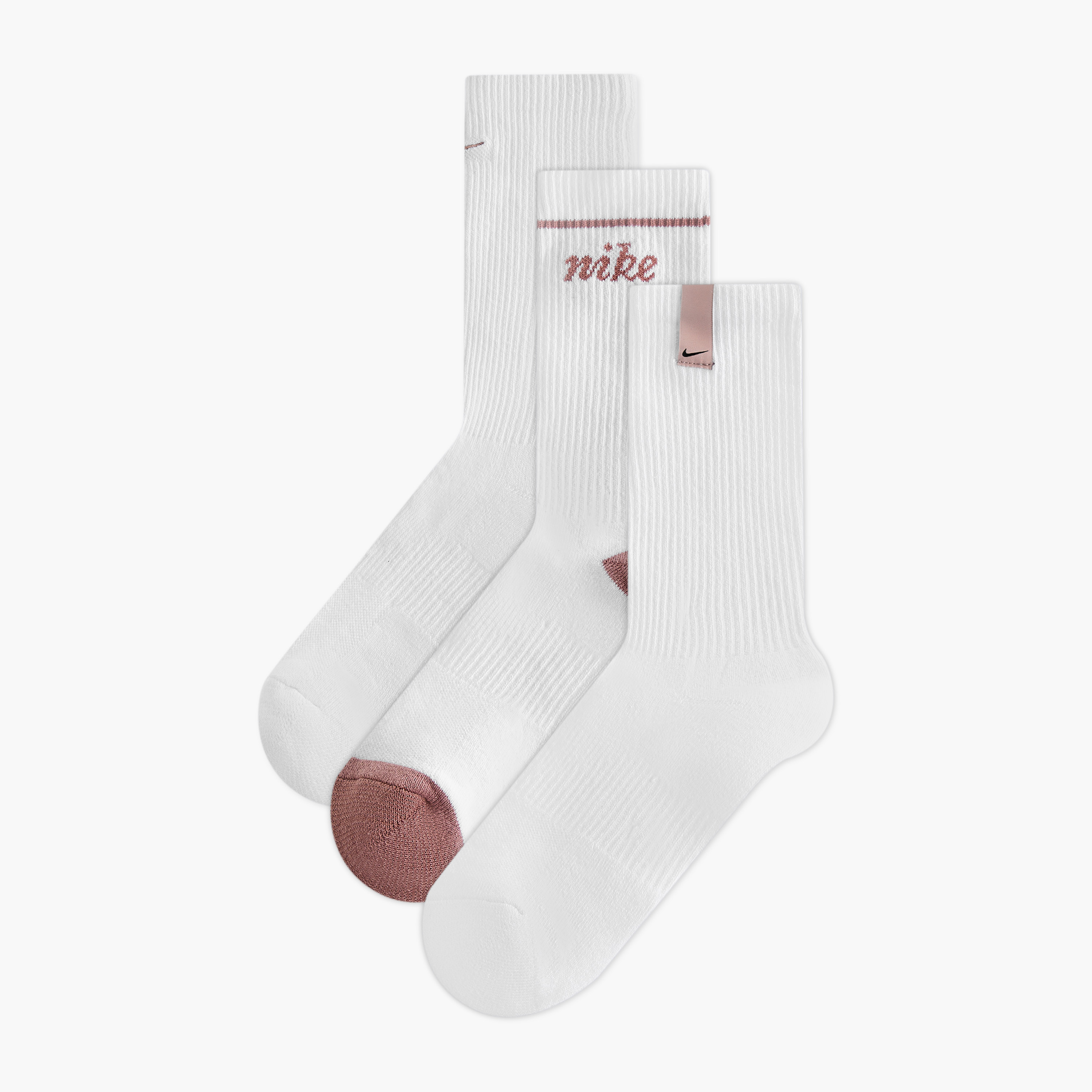 نايكي- جوارب دائرية مبطنة ايفري داي بلس - 3 قطع NKHV6864 | OE-women-socksandstockings-image-1