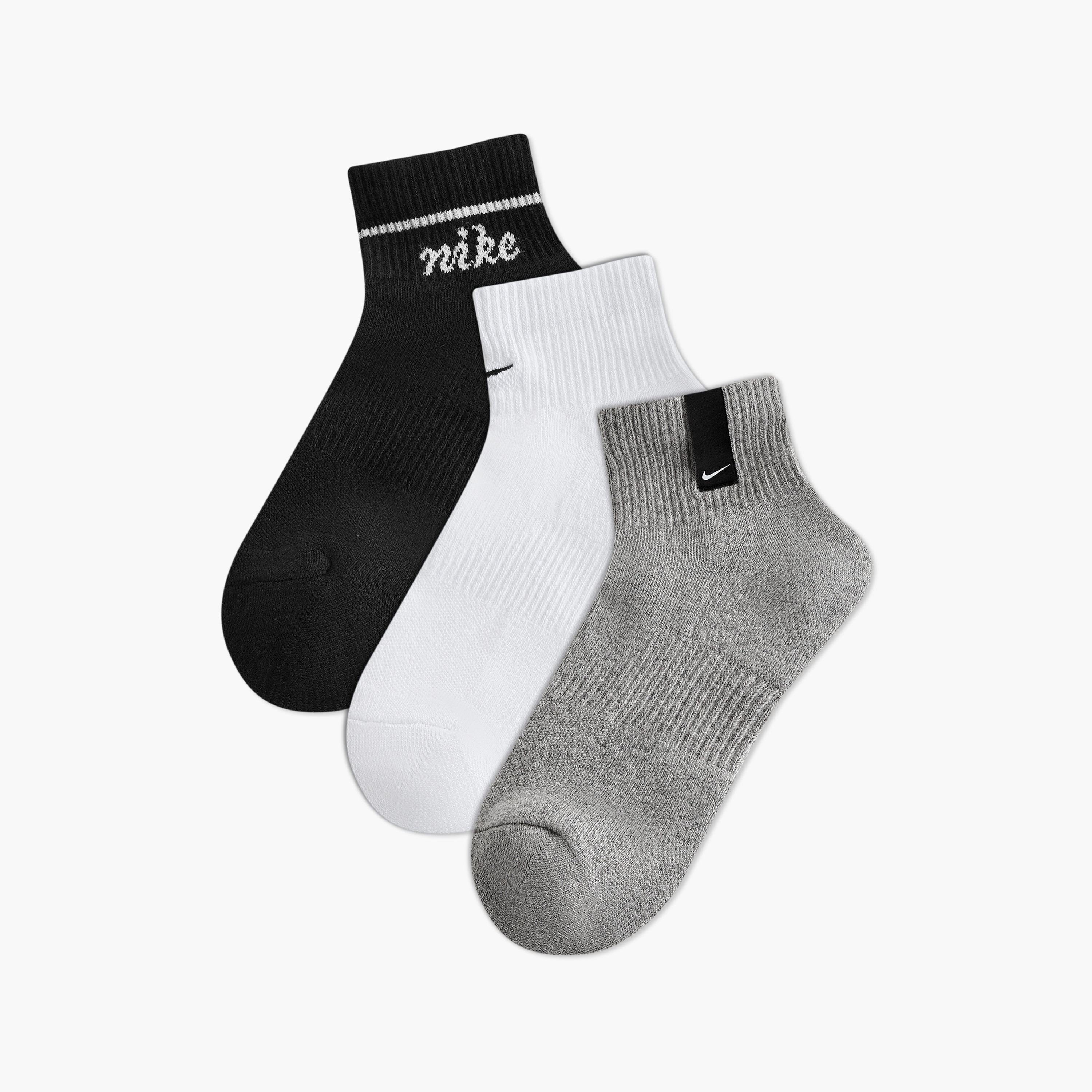 نايكي- جوارب كاحل مبطنة ايفري داي بلس - 3 قطع NKHV6887 | OE-women-socksandstockings-image-5