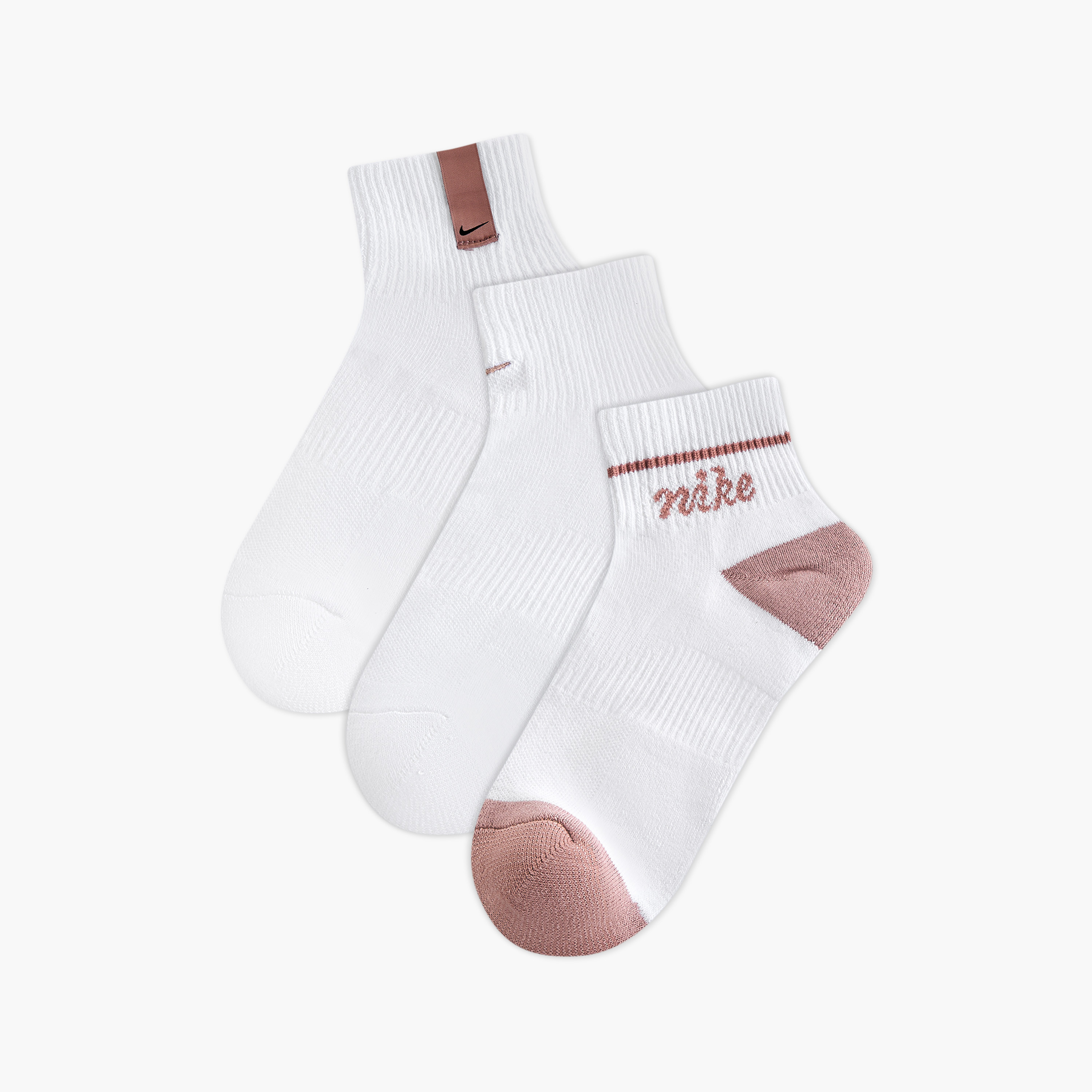 Nike Everyday Plus Cushioned Ankle Socks - Set of 3 NKHV6887 | OE-women-socksandstockings-image-1