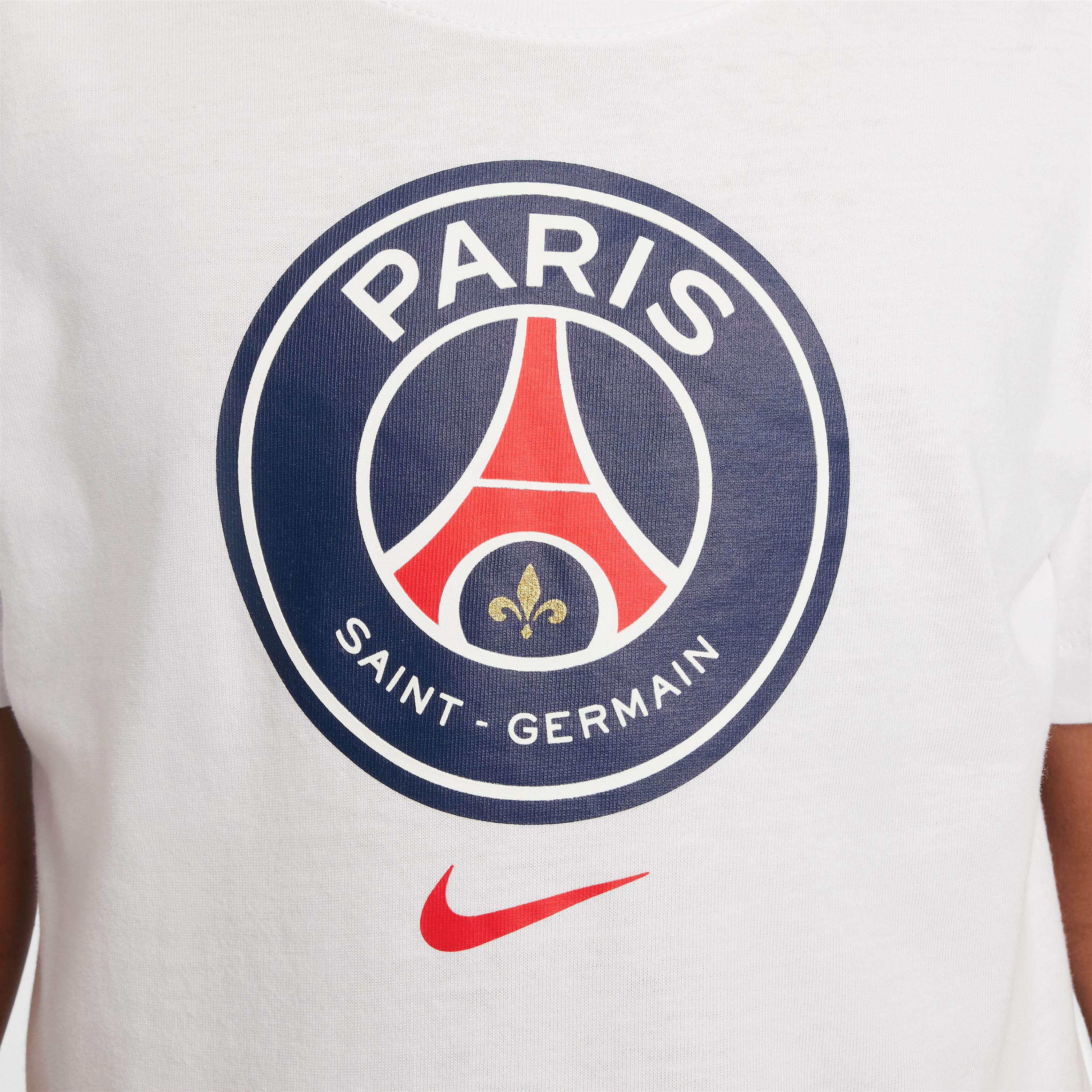 Nike Kids Paris Saint-Germain Crest Logo T-Shirt NKIF0511 | OE-boys-clothing-sportswear-tops-image-5