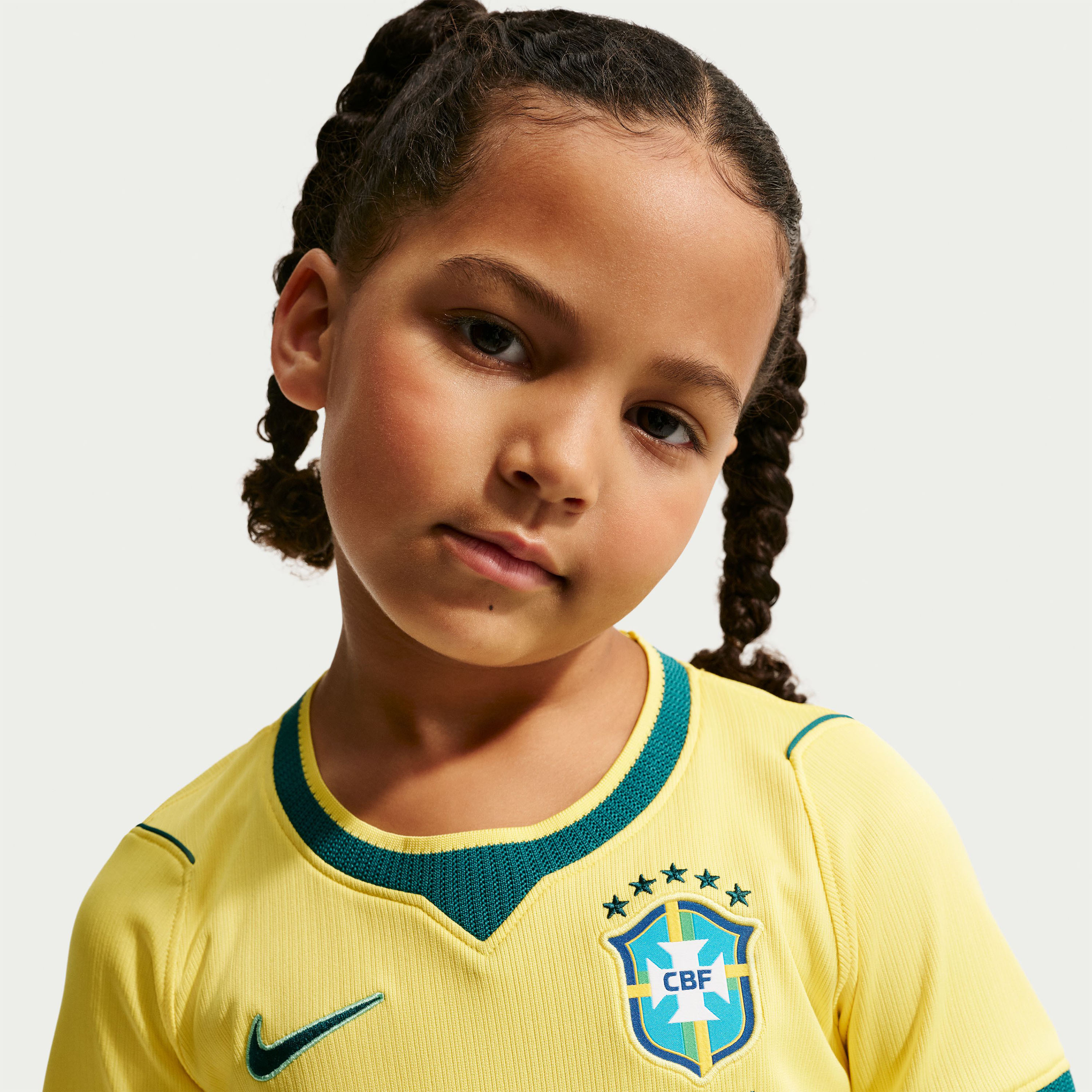 Nike Kids Brazil 2026 Home Three-Piece Kit-sports-gear-football-clothing-sets-image-2