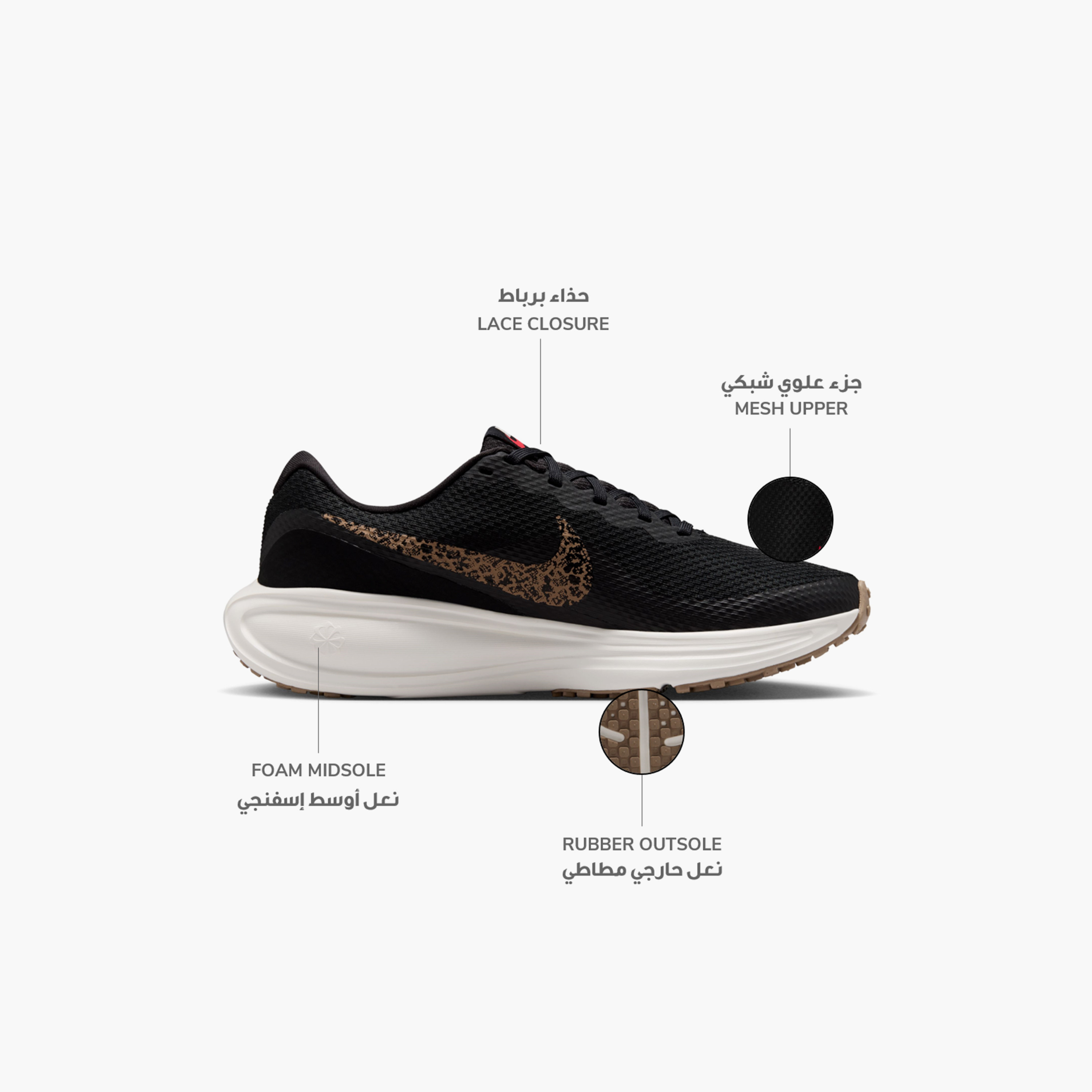 نايكي - حذاء الجري ريفوليوشن 8 برباط للنساء-sports-women-shoes-image-2