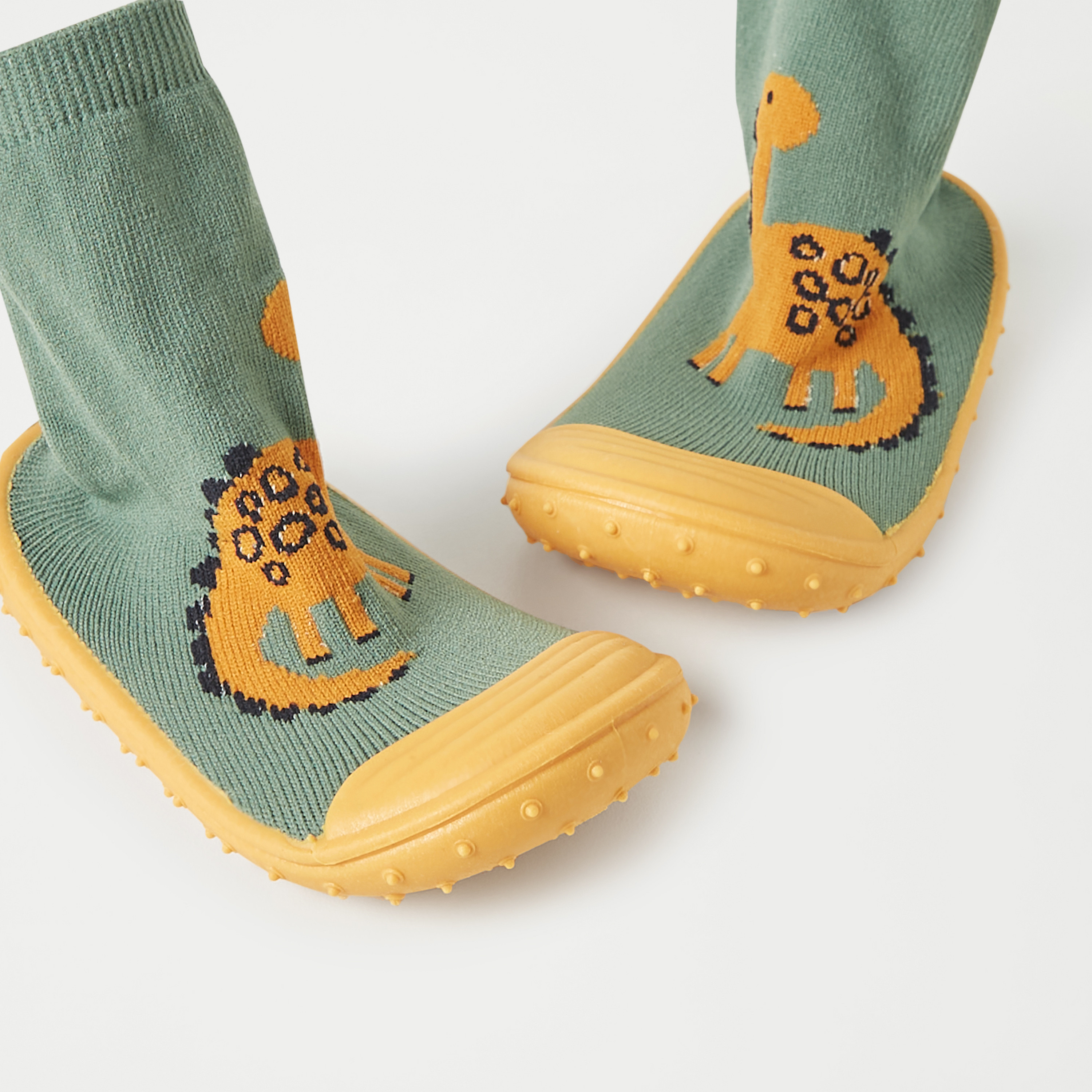 بوت سنيكرز بطبعات ديناصور من جونيورز-baby-boys-shoes-booties-image-3