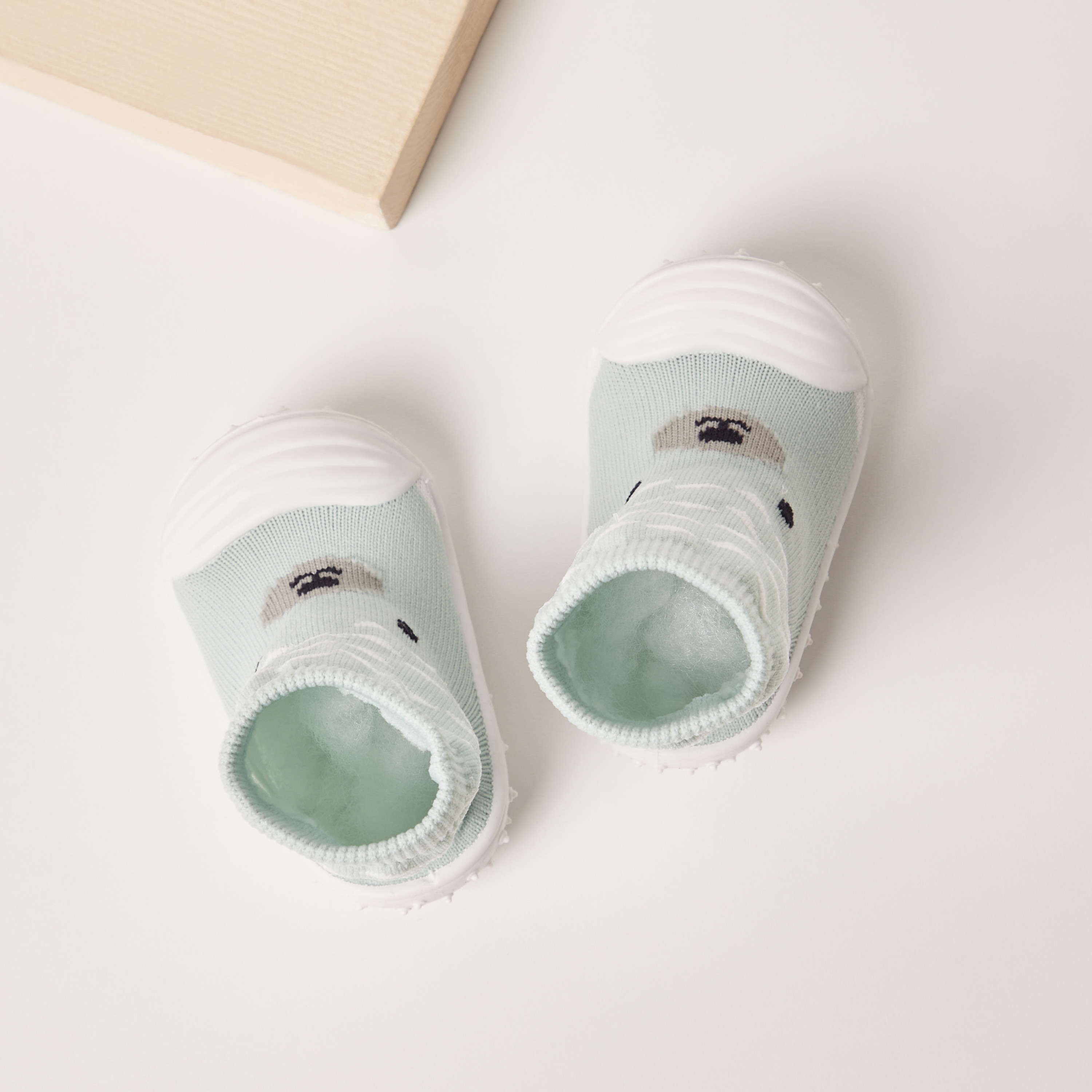 Juniors Bear Print Sneaker Booties-baby-boys-shoes-closedshoes-image-1