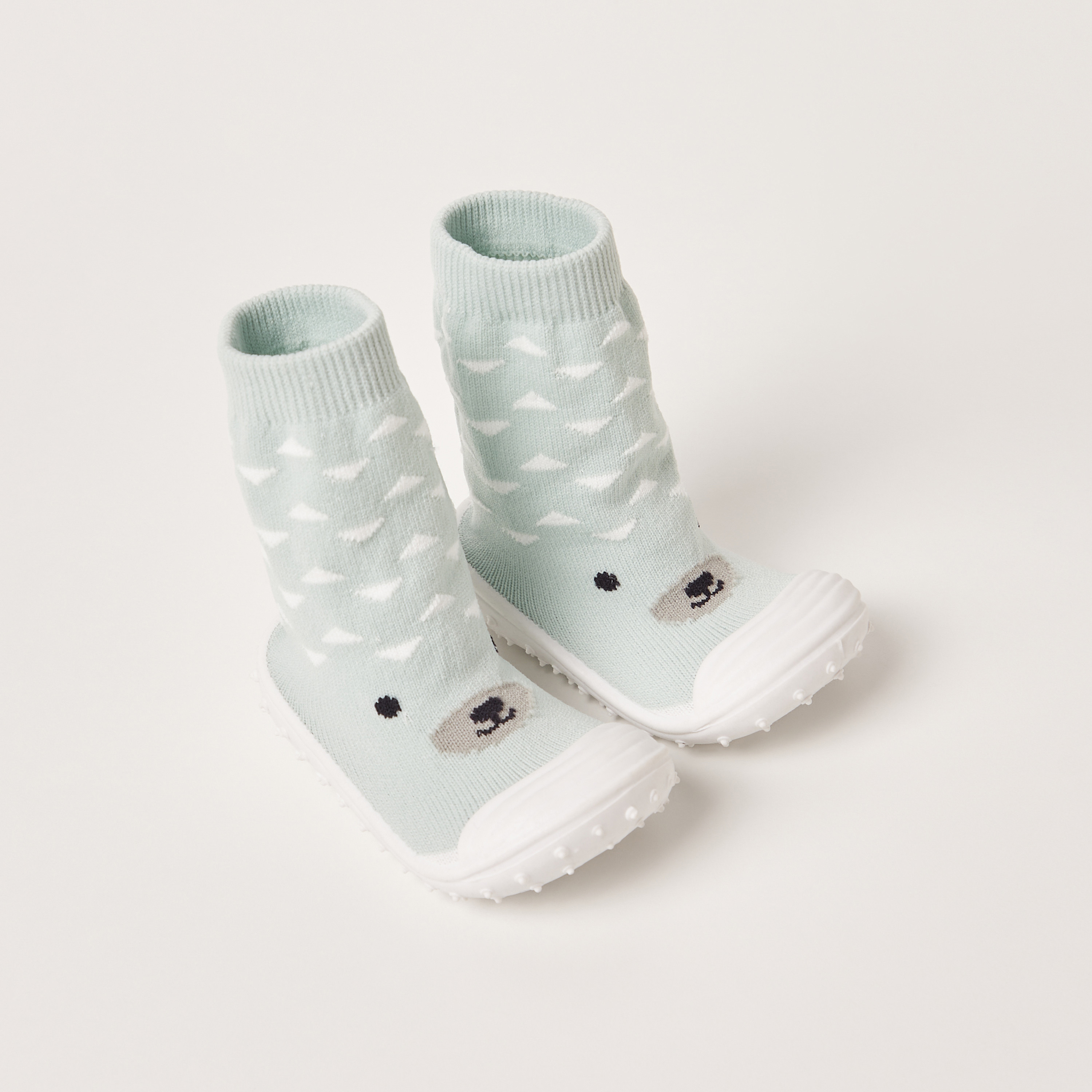 Juniors Bear Print Sneaker Booties-baby-boys-shoes-closedshoes-image-2