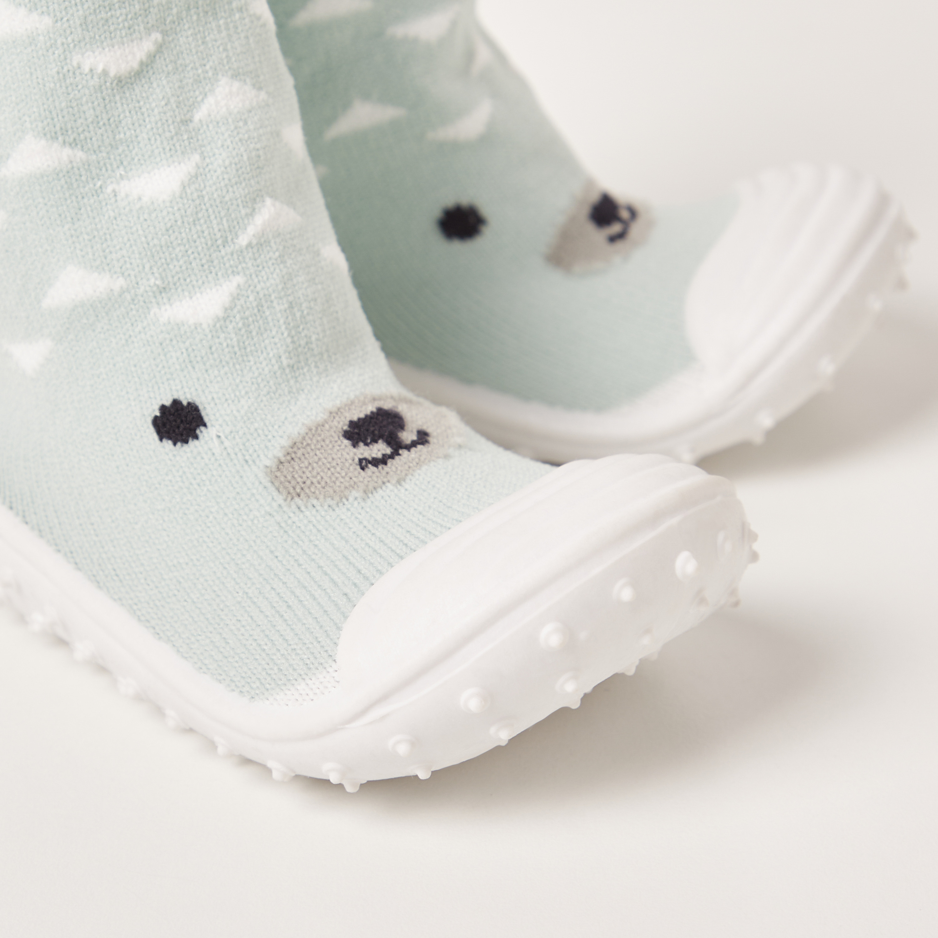 Juniors Bear Print Sneaker Booties-baby-boys-shoes-closedshoes-image-3