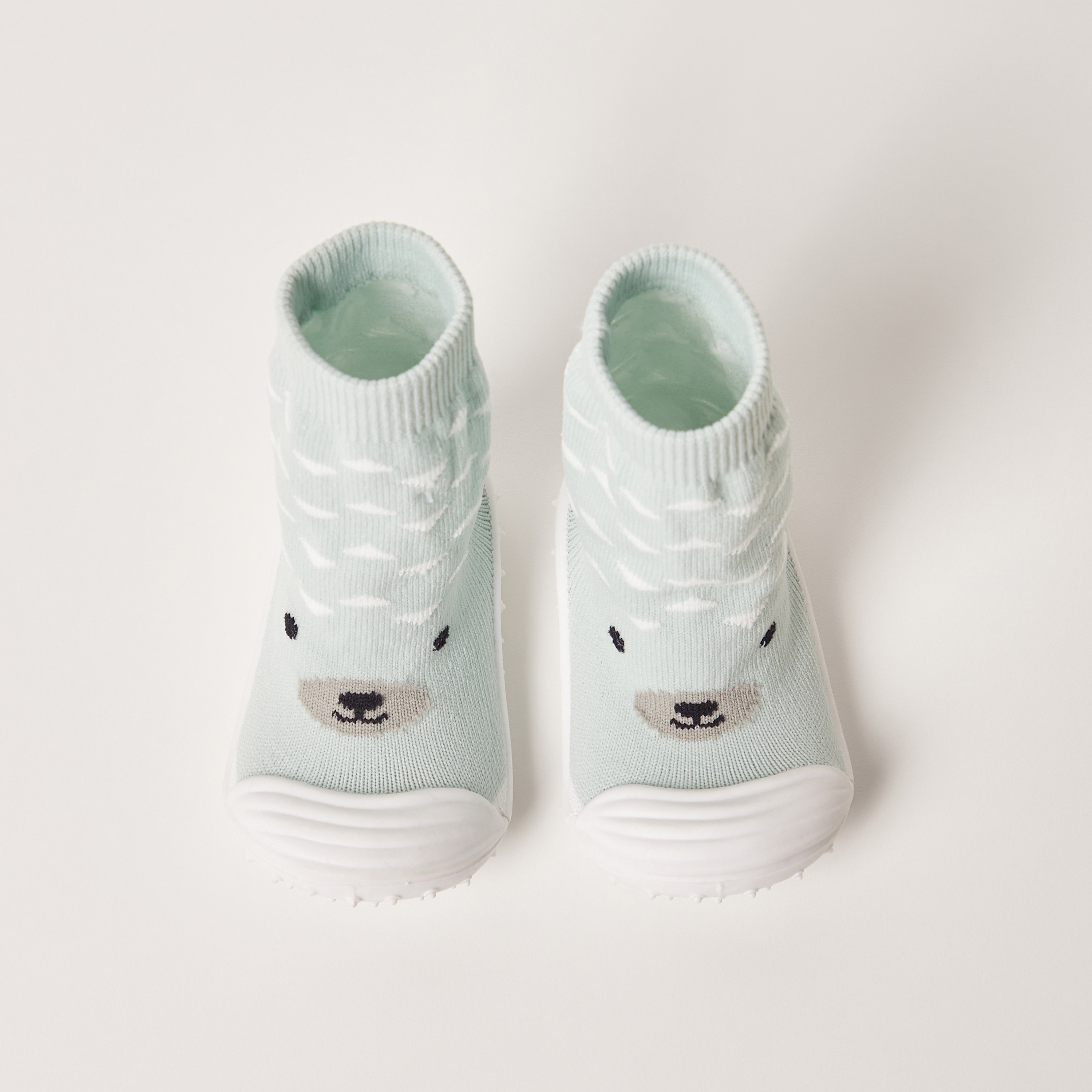 Juniors Bear Print Sneaker Booties-baby-boys-shoes-closedshoes-image-5