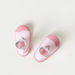Juniors Glitter Heart Print Sneaker Booties-Booties-thumbnail-0