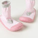 Juniors Glitter Heart Print Sneaker Booties-Booties-thumbnail-2