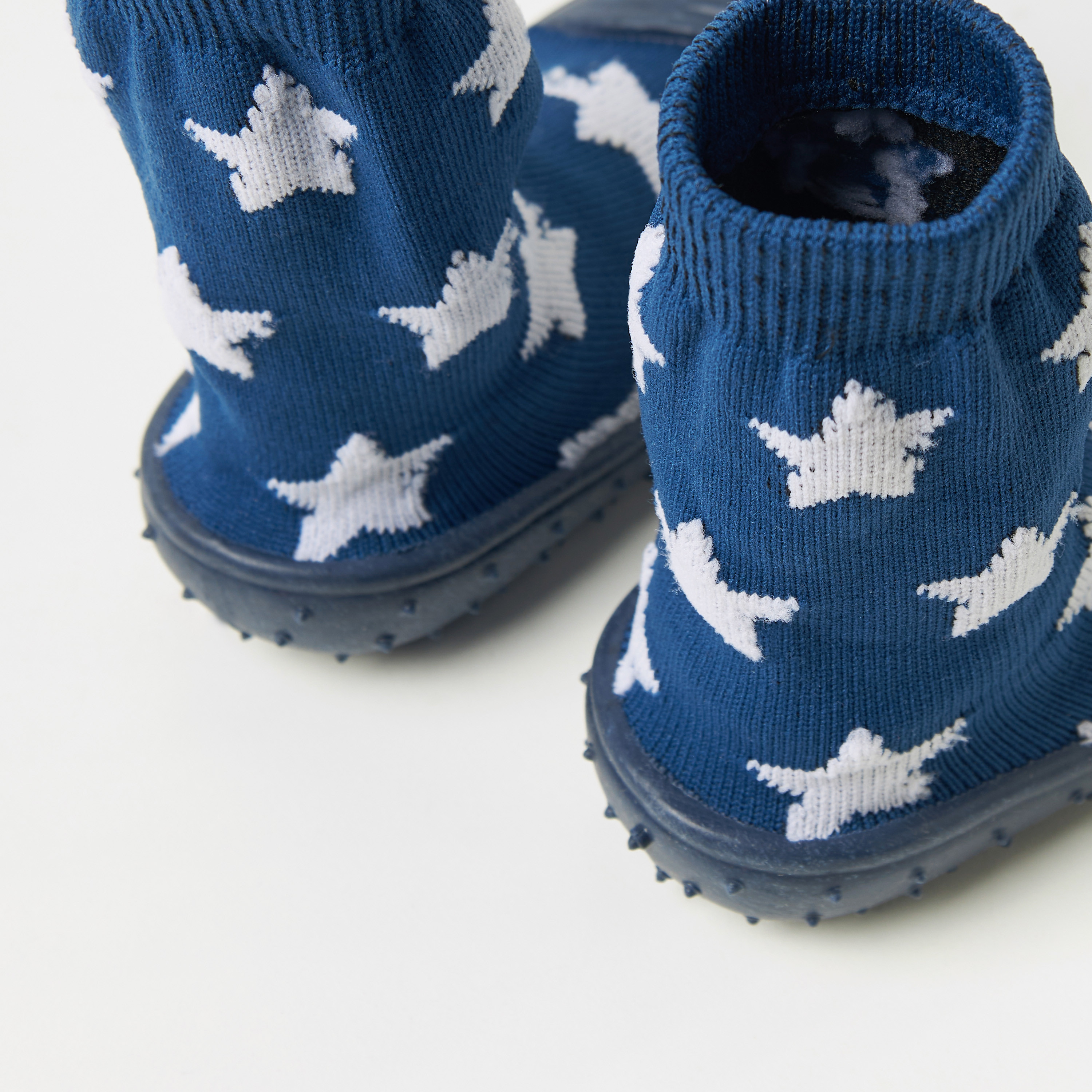 Juniors Printed Sneaker Booties-baby-boys-shoes-closedshoes-image-4