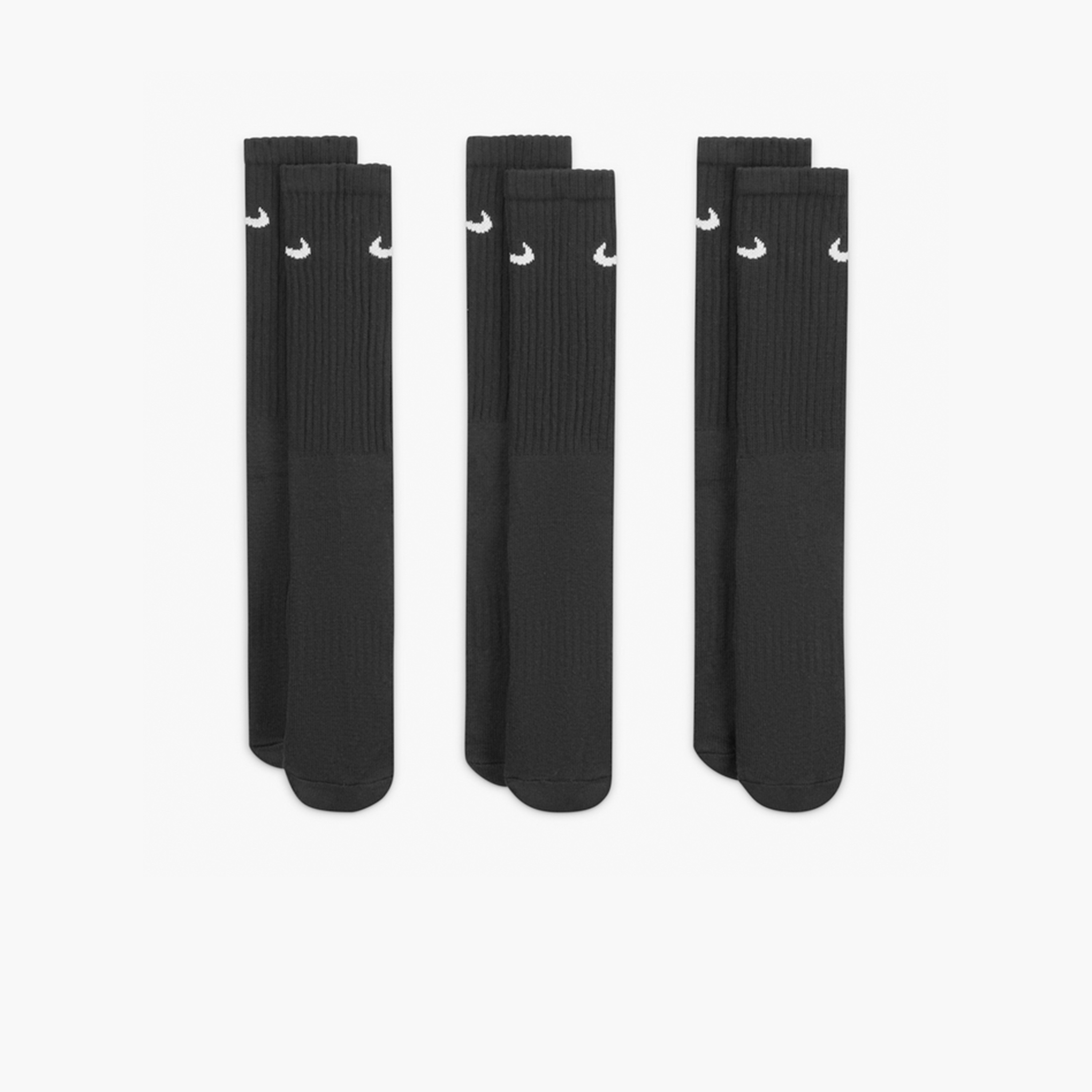 Nike Cushioned Crew Socks - Set of 3 | NKSX4508-001-women-socksandstockings-image-2