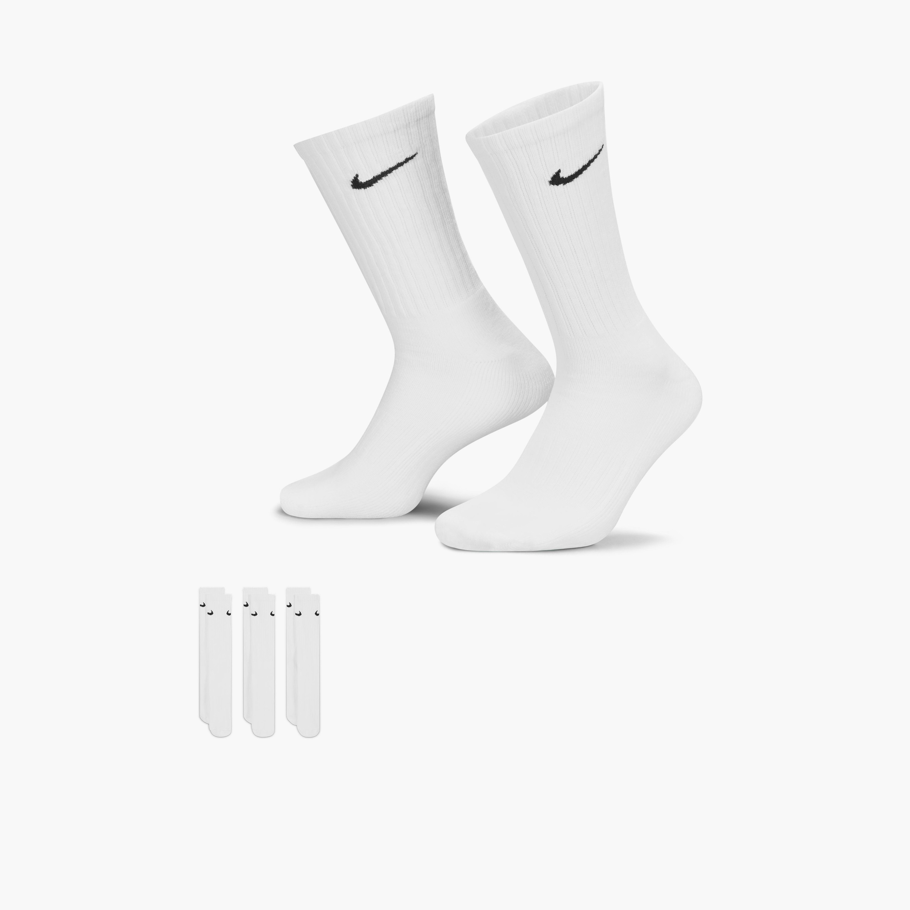 Nike Cushioned Training Crew Socks -3 Pairs-sports-gear-football-accessories-socks-image-1