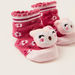 Juniors Printed Socks with Kitten Accent-Socks-thumbnail-2