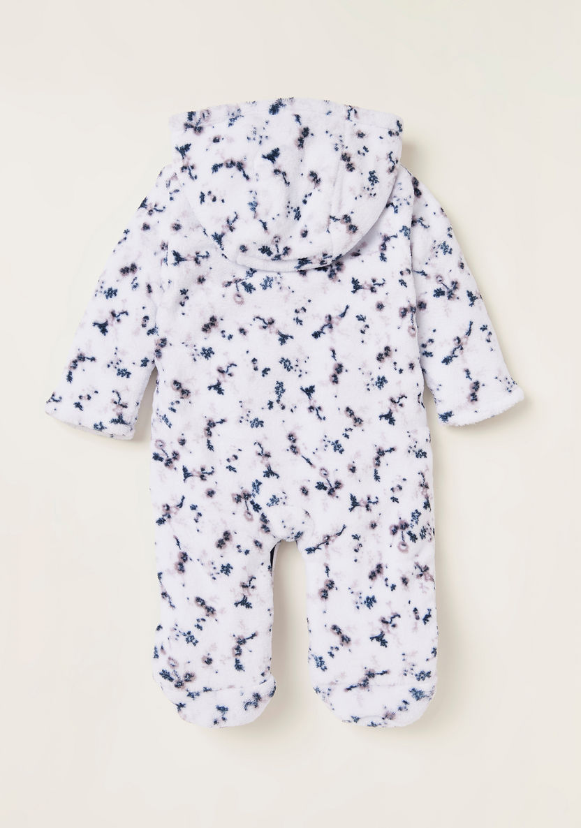 Juniors All-Over Printed Closed Feet Sleepsuit with Long Sleeves and Hood-Sleepsuits-image-3