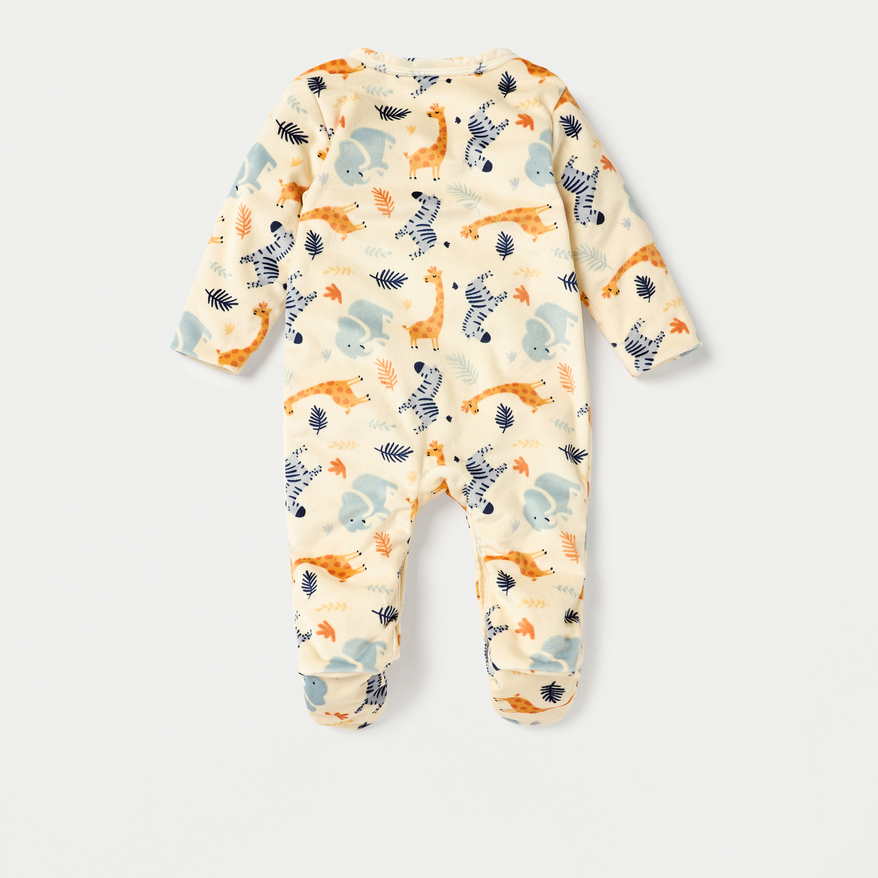بدلة نوم مغلقة القدمين بأكمام طويلة وطبعات من جونيورز-baby-boys-clothing-nightwear-sleepsuits-image-2