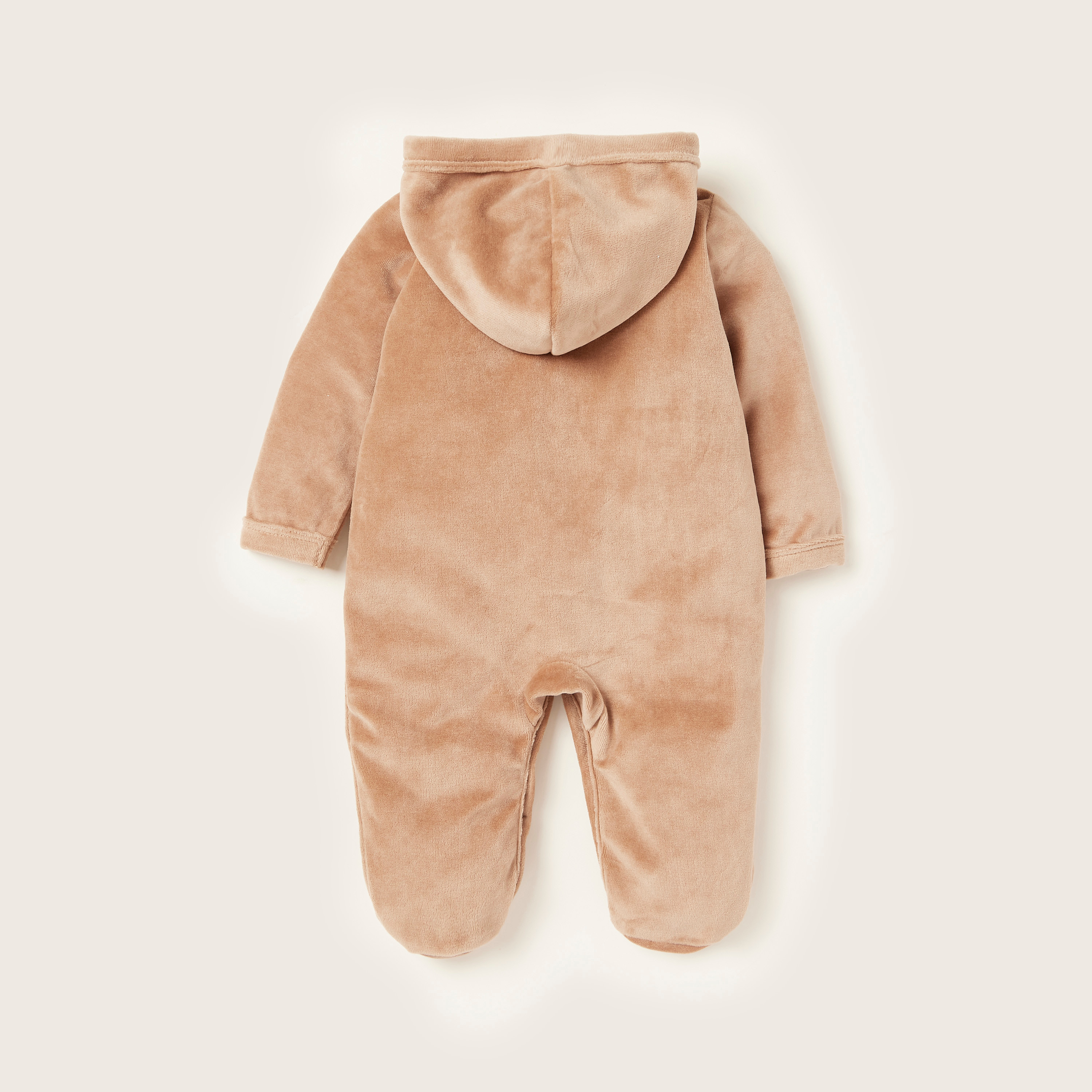 بدلة نوم مغلقة القدمين بقبّعة وأكمام طويلة وتزيينات أسد من جونيورز-baby-boys-clothing-nightwear-sleepsuits-image-4