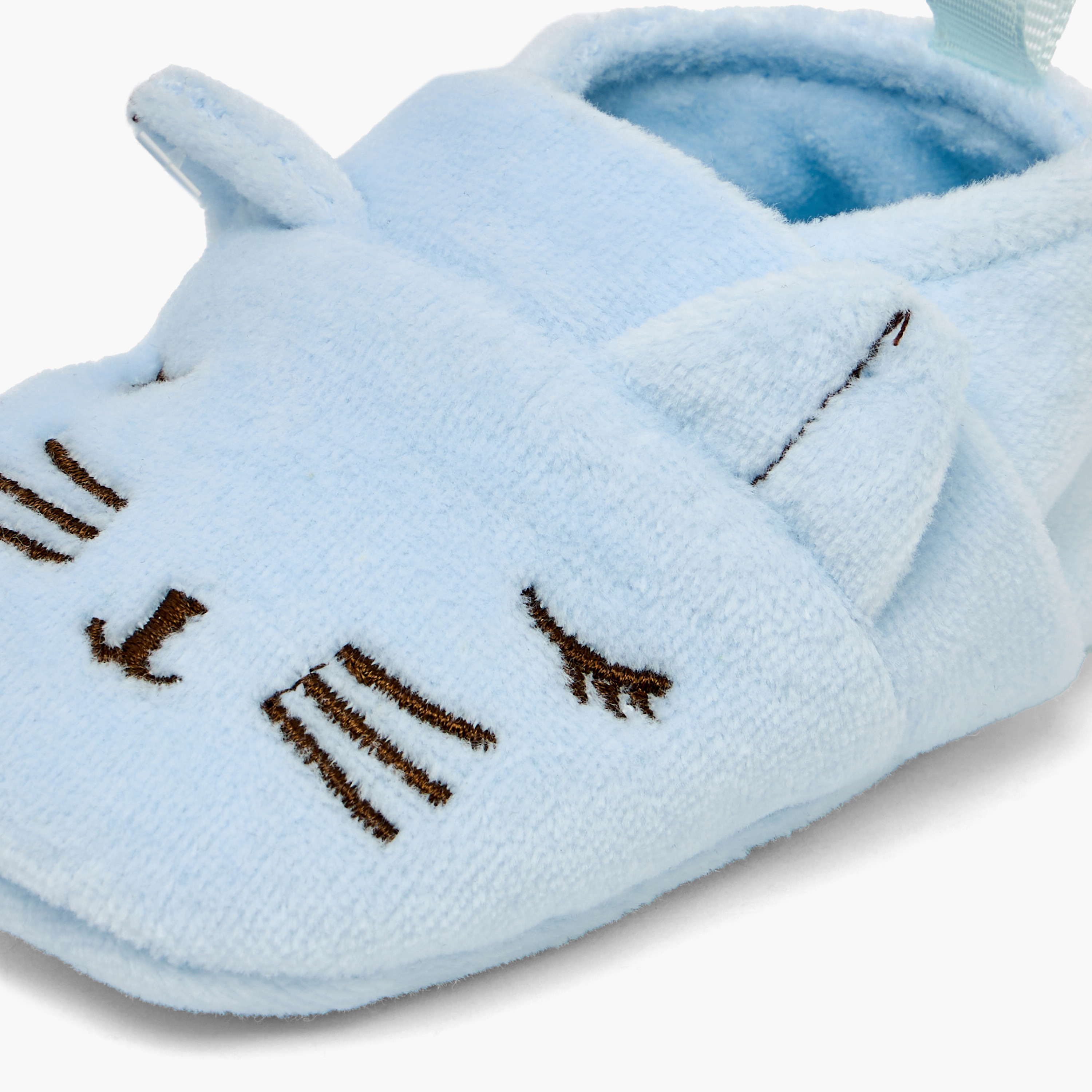 Juniors Baby Booties with Embroidery Detail-baby-boys-shoes-booties-image-2