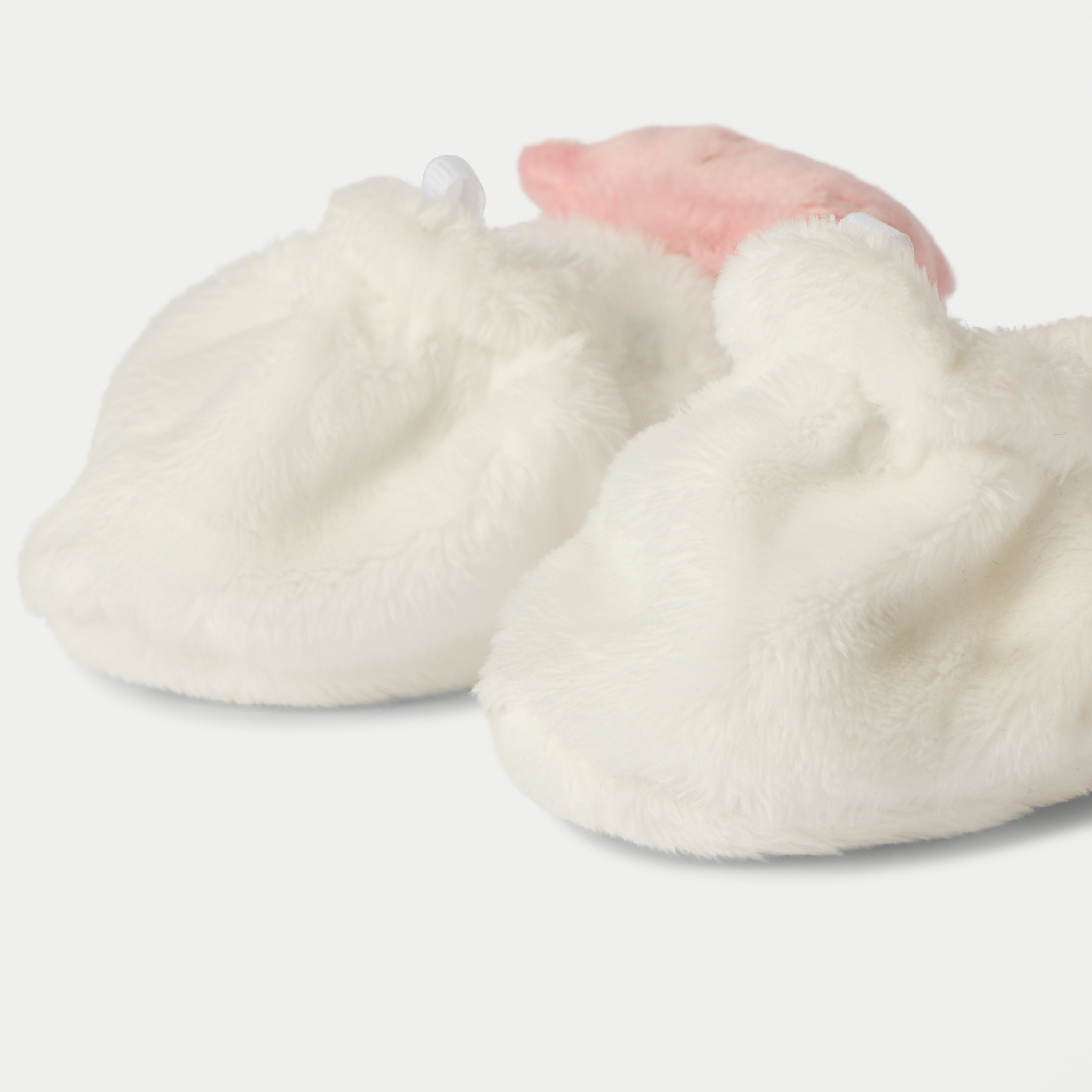 Juniors Bear Accent Slip-On Booties-baby-girls-shoes-booties-image-4