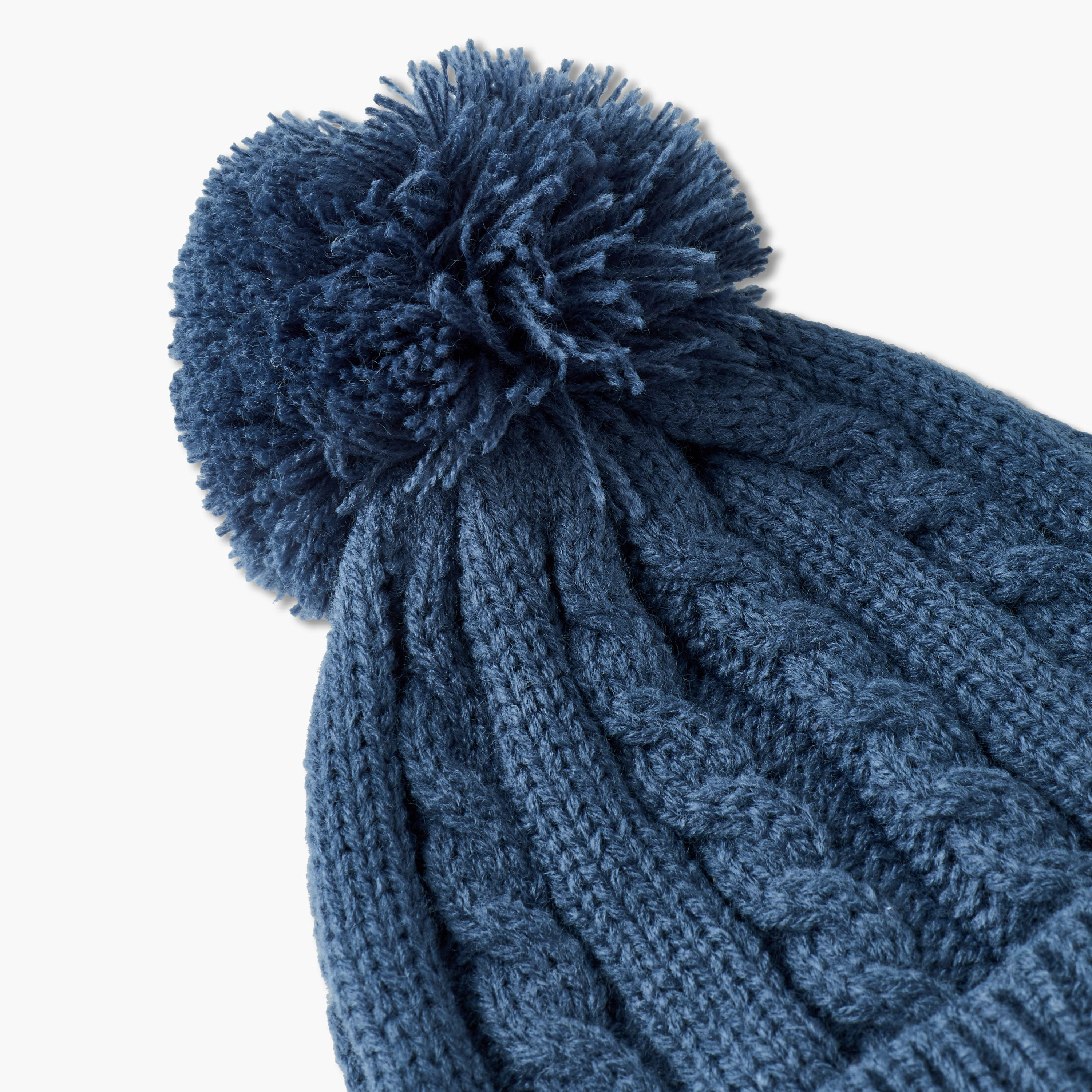 طقم قبعة صوف مع جوارب من جونيورز - قطعتين-baby-boys-accessories-caps-image-4
