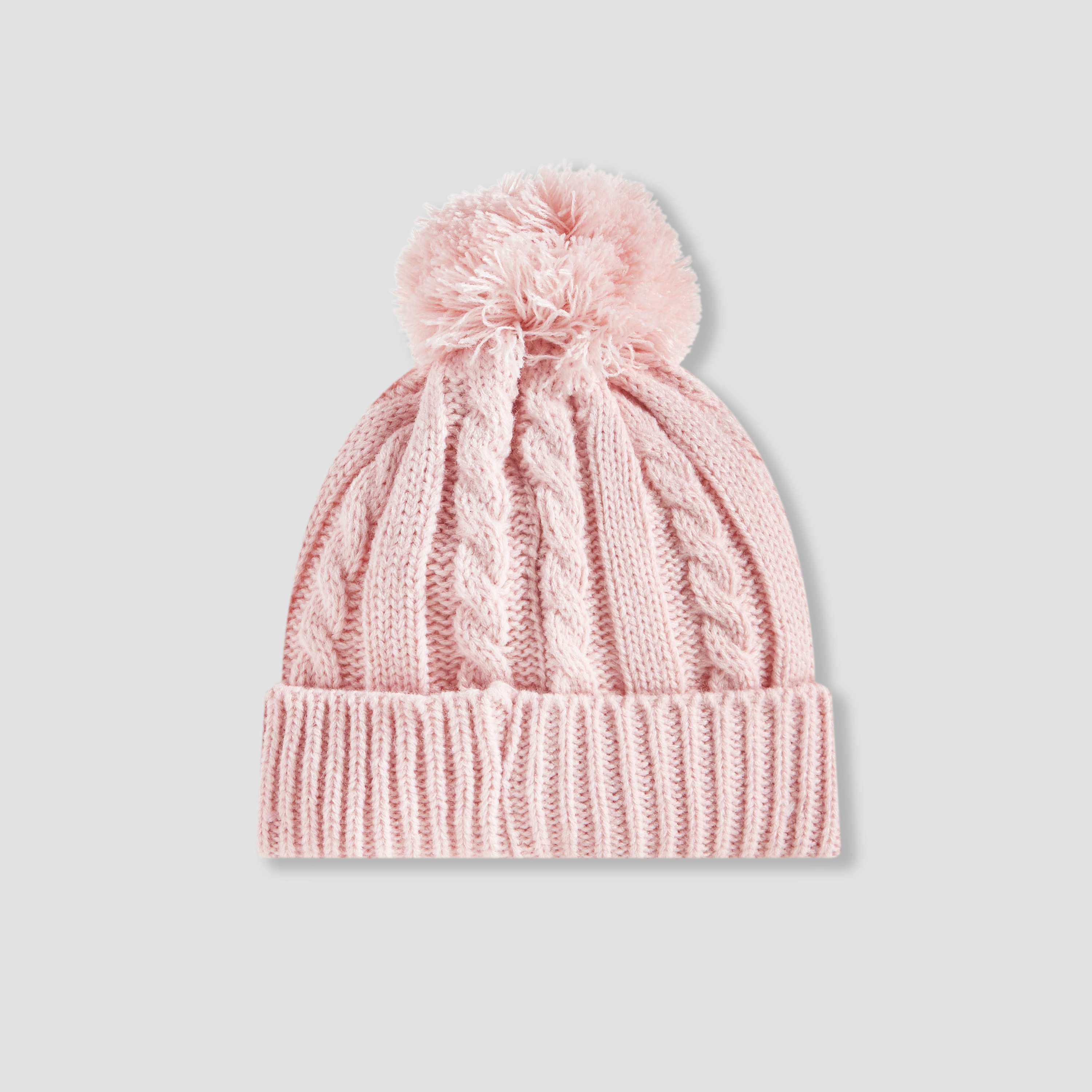 Juniors Girls Socks and Cap Set with Pom-Pom Accent - Cotton-baby-girls-accessories-caps-image-2
