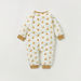 Juniors All-Over Leaves Print Sleepsuit with Zip Closure-Sleepsuits-thumbnail-1