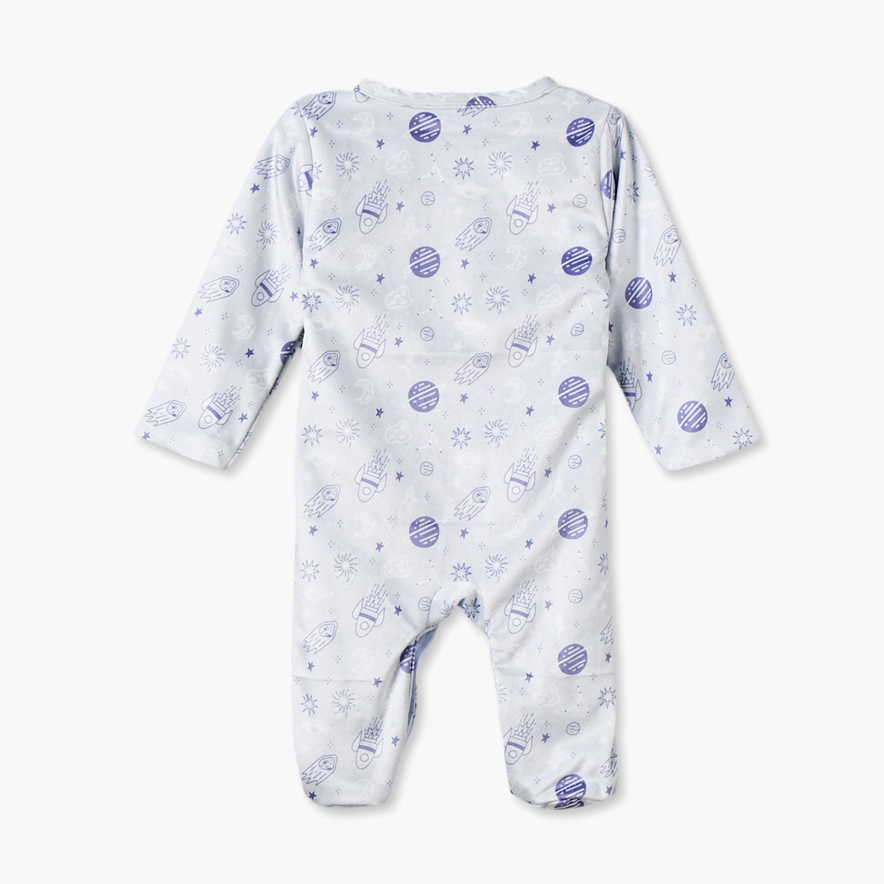 بدلة نوم بأكمام طويلة وياقة ضيقة وطبعات من جونيورز-baby-boys-clothing-nightwear-sleepsuits-image-2