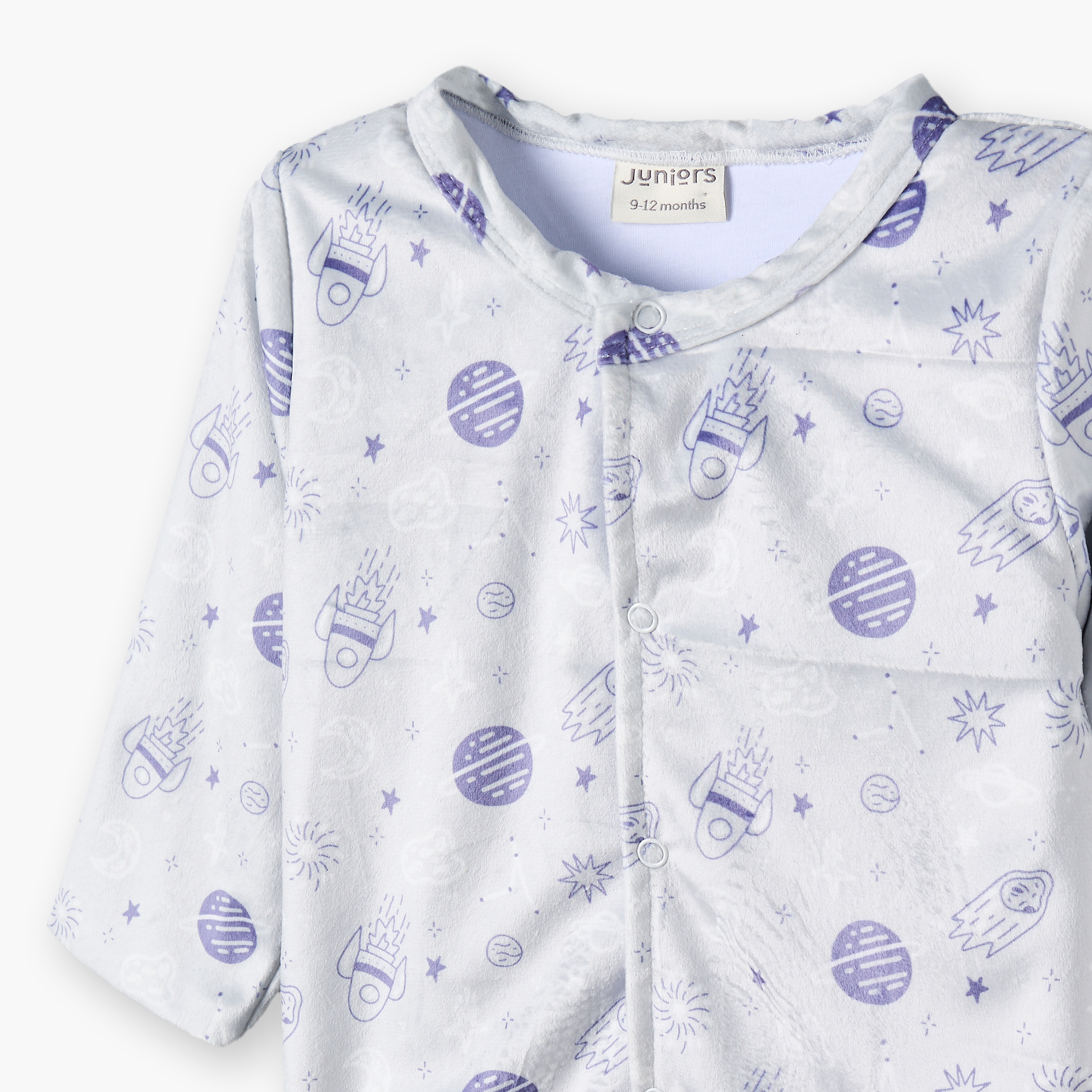 بدلة نوم بأكمام طويلة وياقة ضيقة وطبعات من جونيورز-baby-boys-clothing-nightwear-sleepsuits-image-3