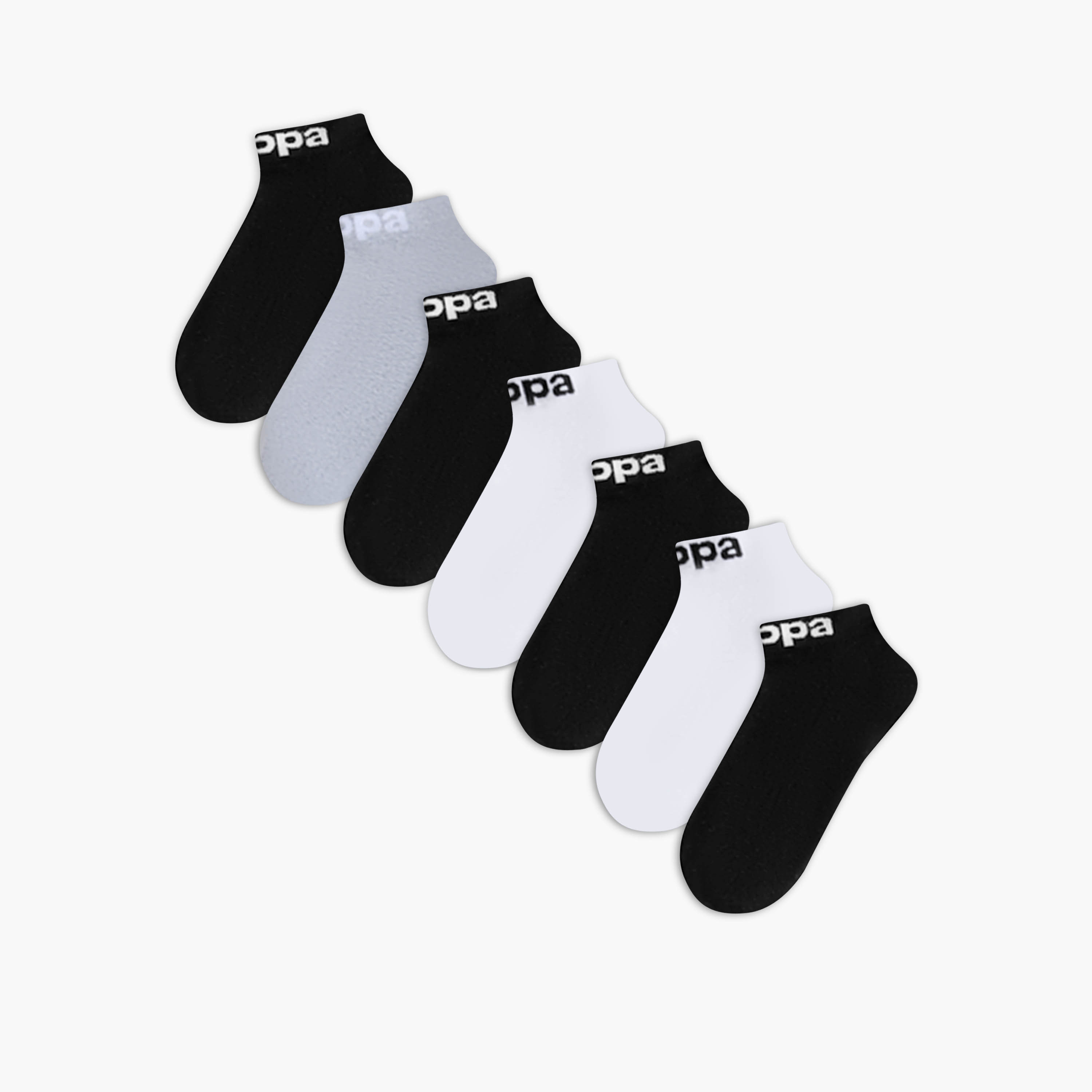 جوارب رياضية طول الكاحل للرجال من كابا - طقم من 7-men-socks-image-1