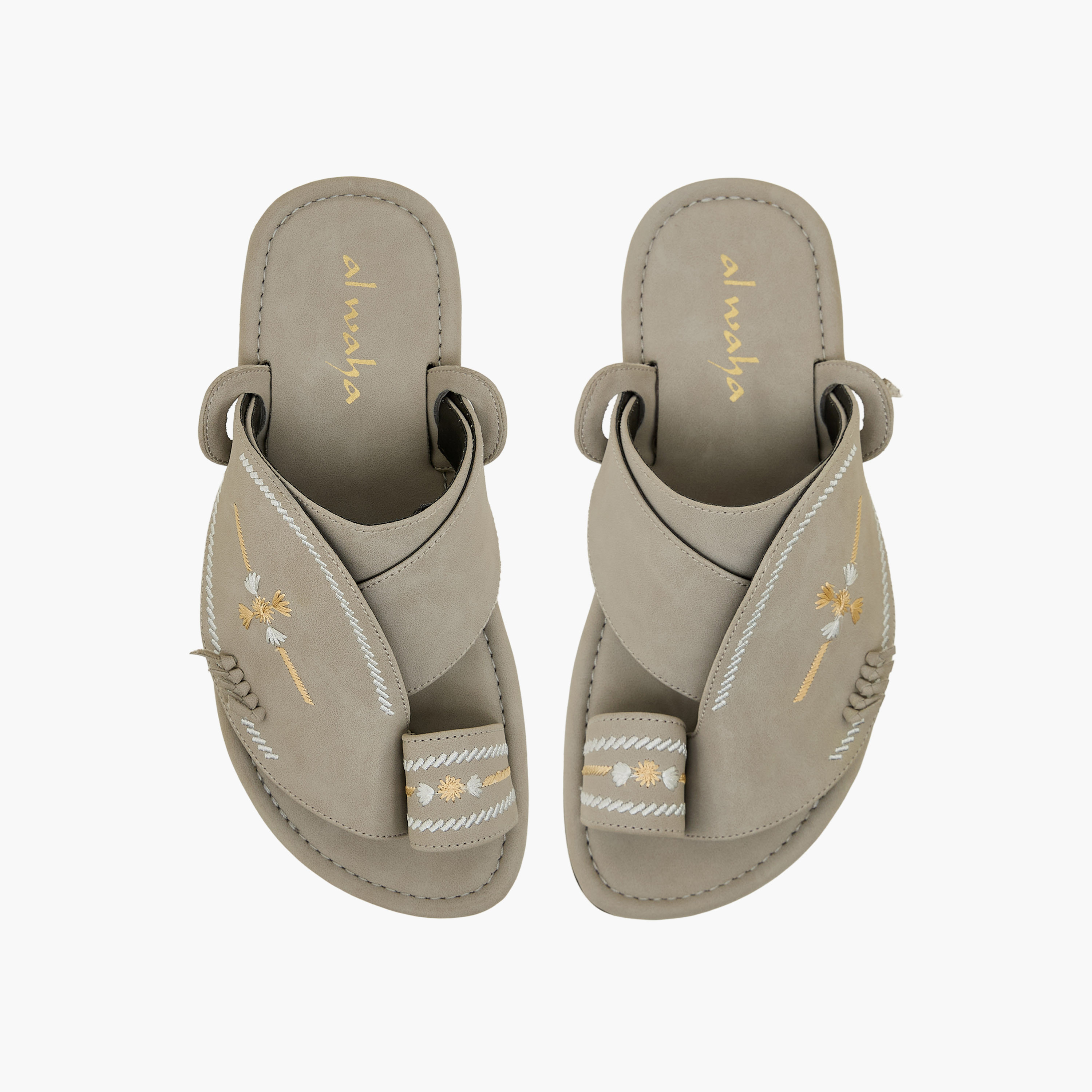 Al Waha Boys Slip-On Arabic Sandals-boys-shoes-sandals-image-1