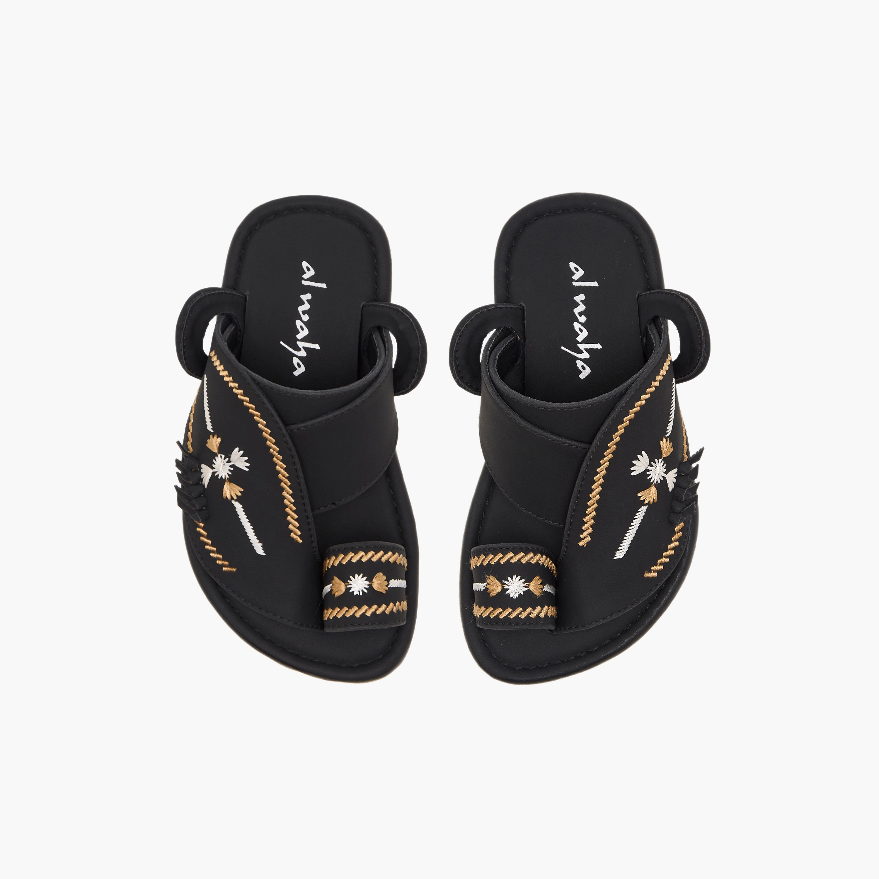 Al Waha Boys Slip-On Arabic Sandals-boys-shoes-sandals-image-1