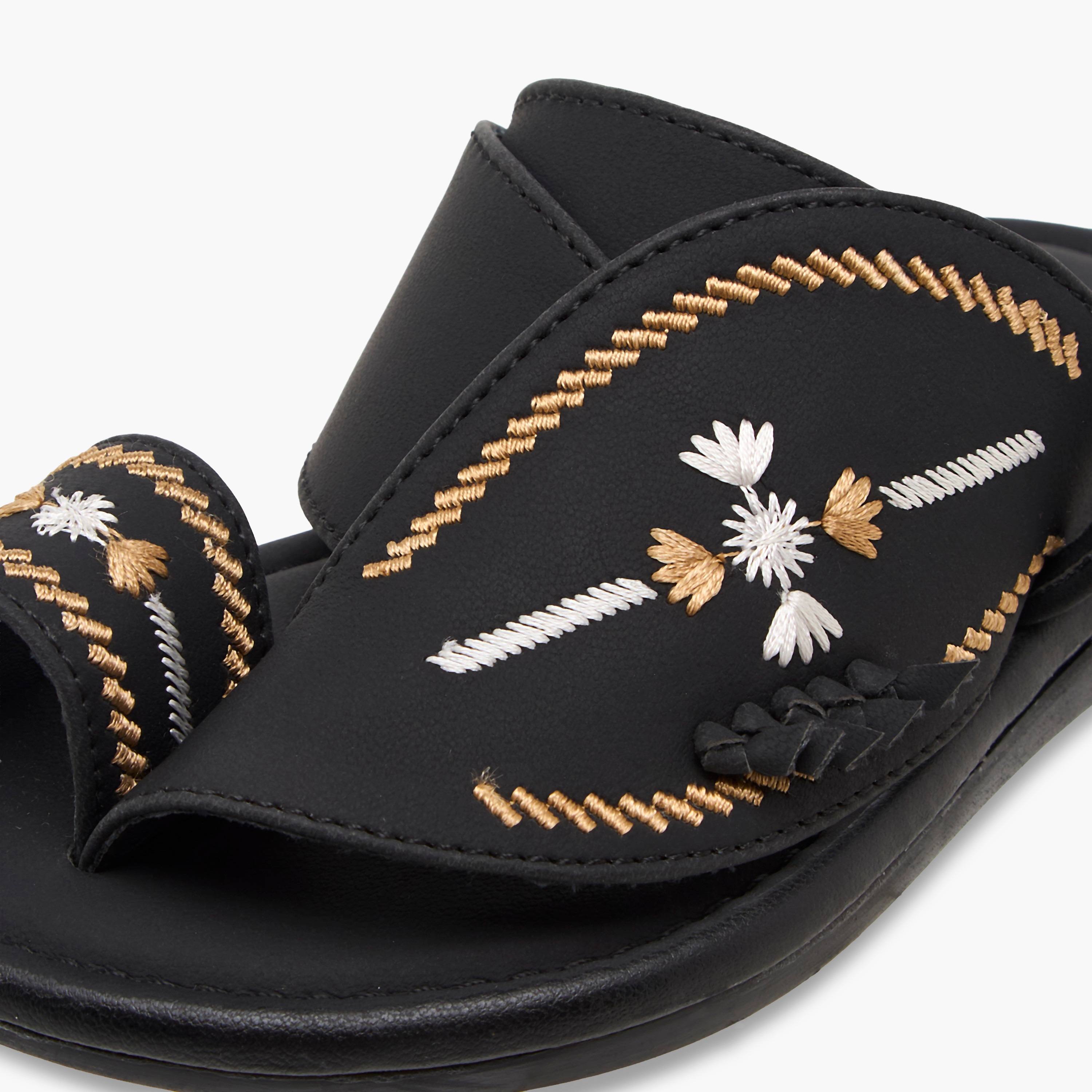 Al Waha Boys Slip-On Arabic Sandals-boys-shoes-sandals-image-4