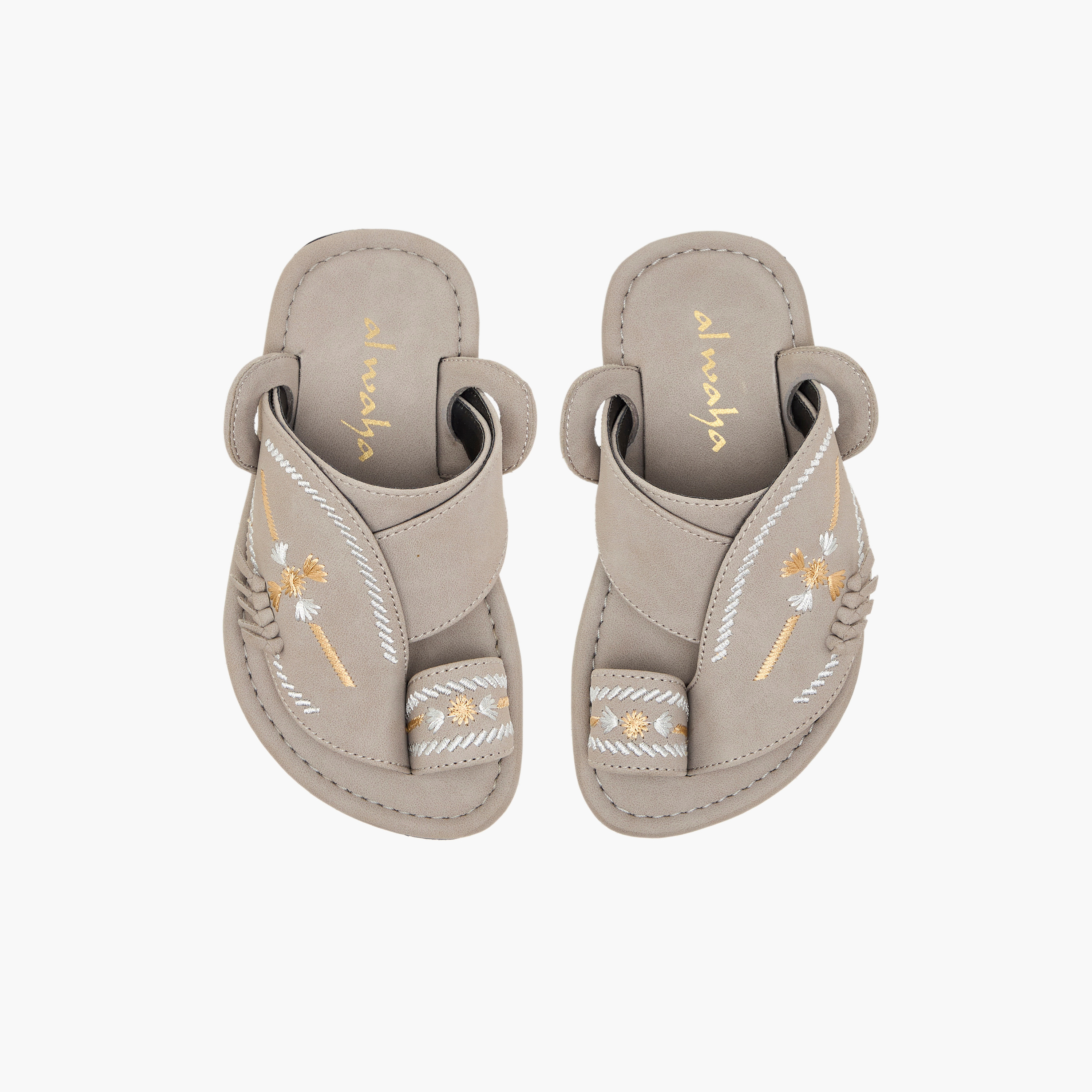 Al Waha Boys Slip-On Arabic Sandals-boys-shoes-sandals-image-1