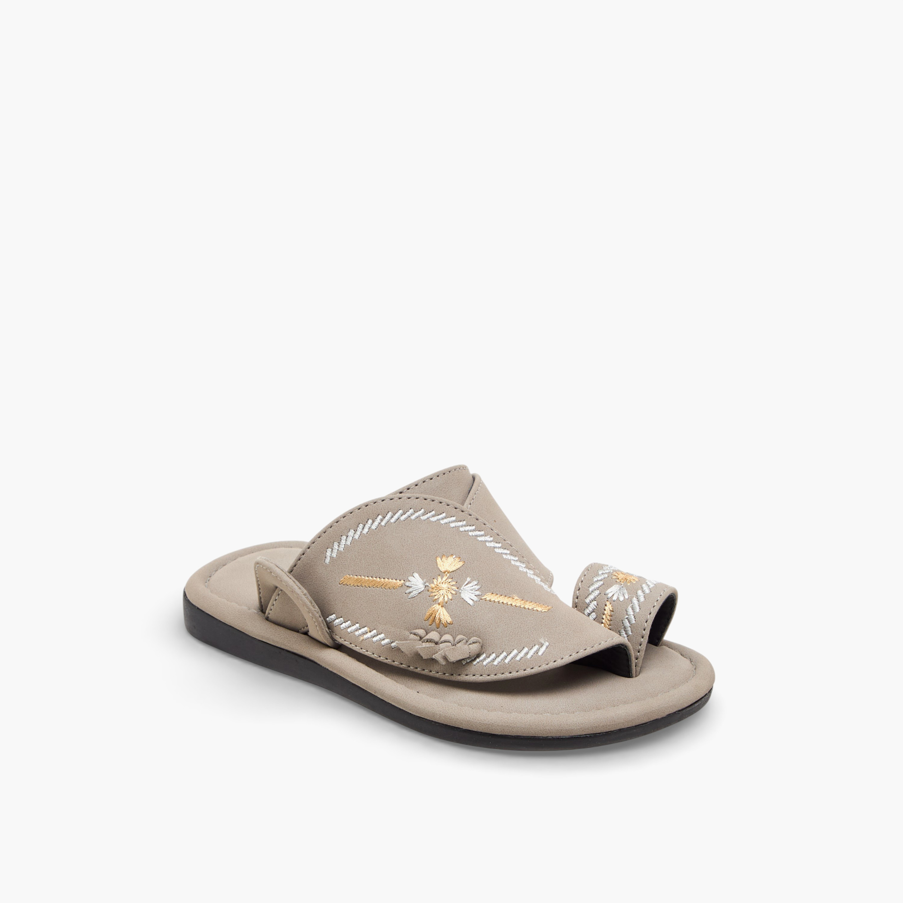 Al Waha Boys Slip-On Arabic Sandals-boys-shoes-sandals-image-2