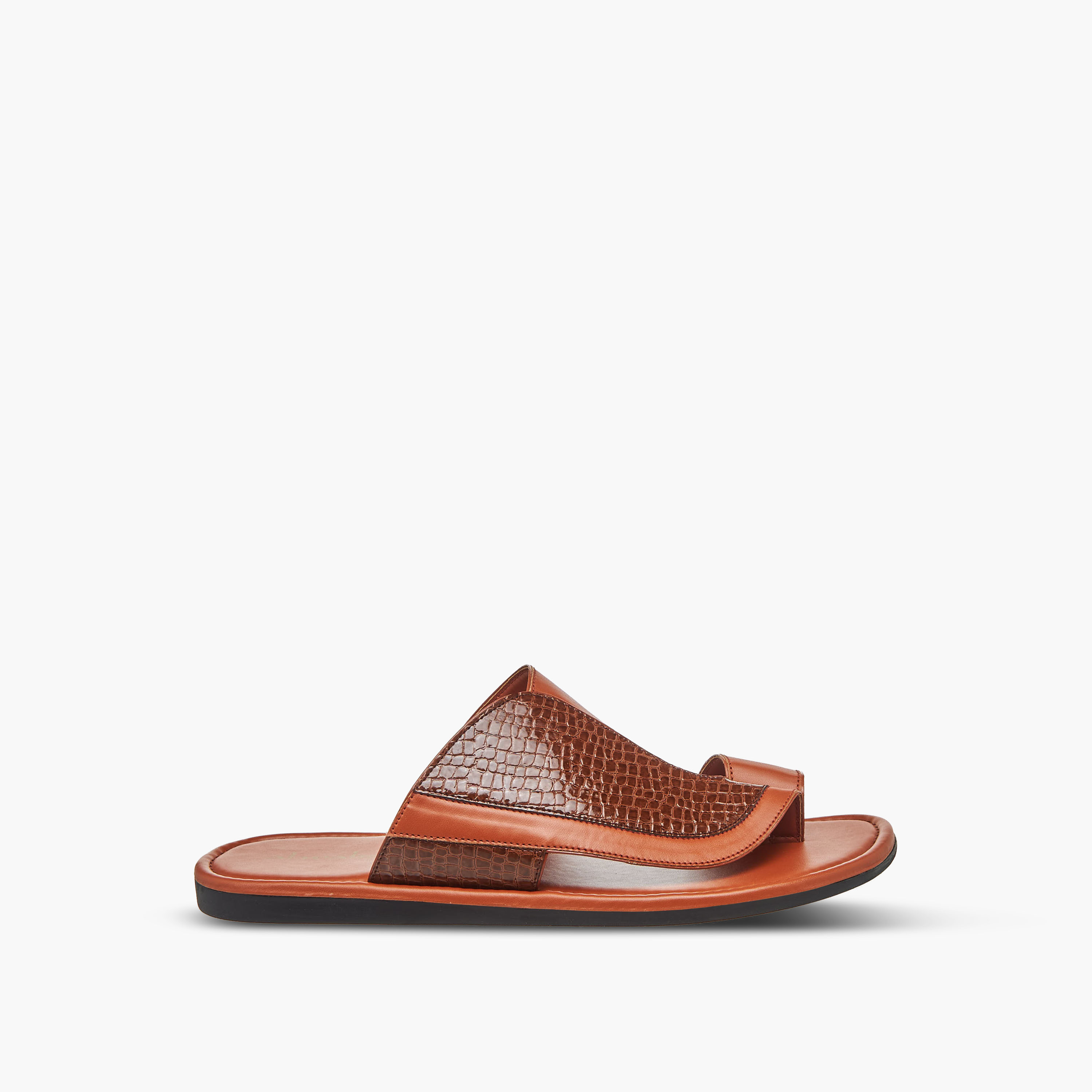 Al Waha Men Toe Loop Detail Arabic Sandals-men-shoes-sandals-image-3