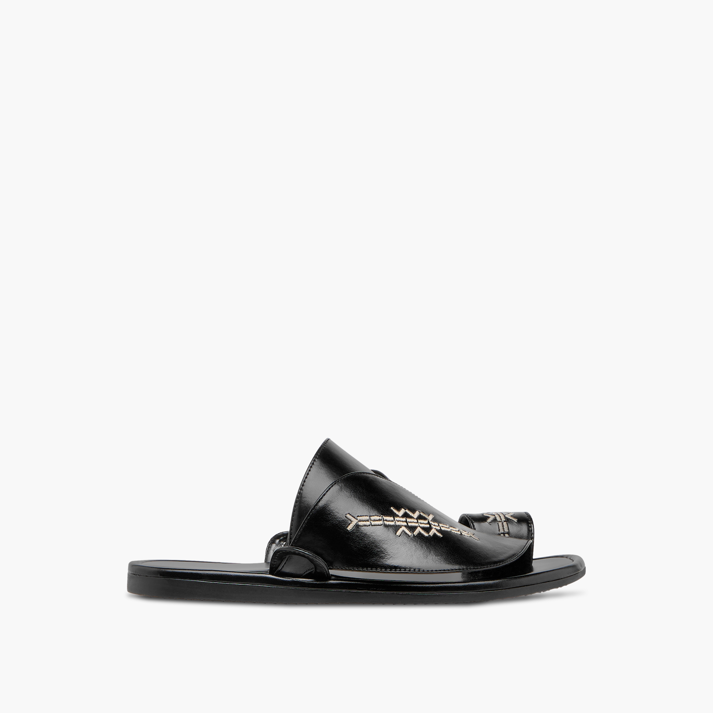 LBL by Shoexpress Embroidered Slip-On Arabic Sandals with Toe Loop-men-shoes-sandals-image-2