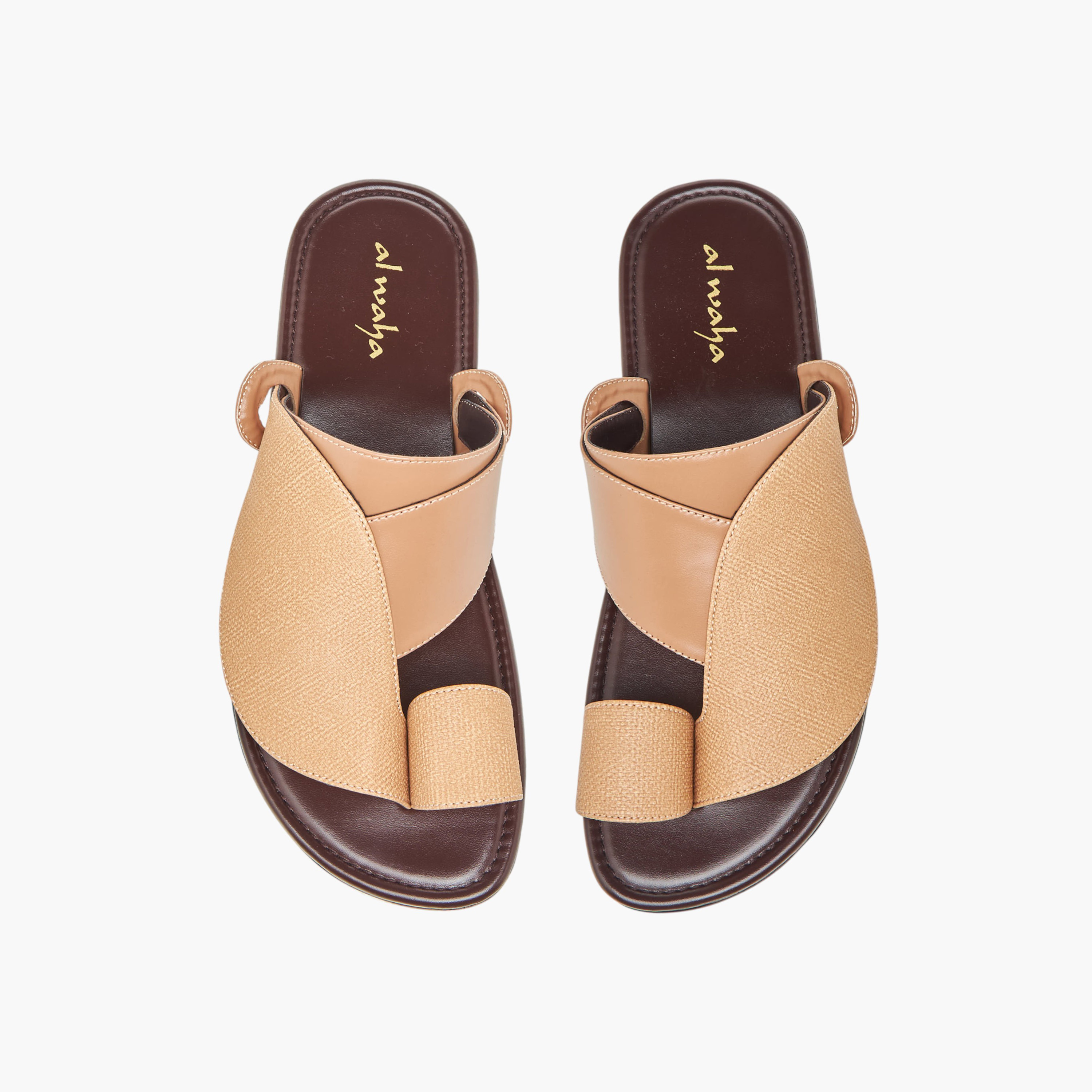 Al Waha Men Toe Loop Arabic Sandals-men-shoes-sandals-image-1