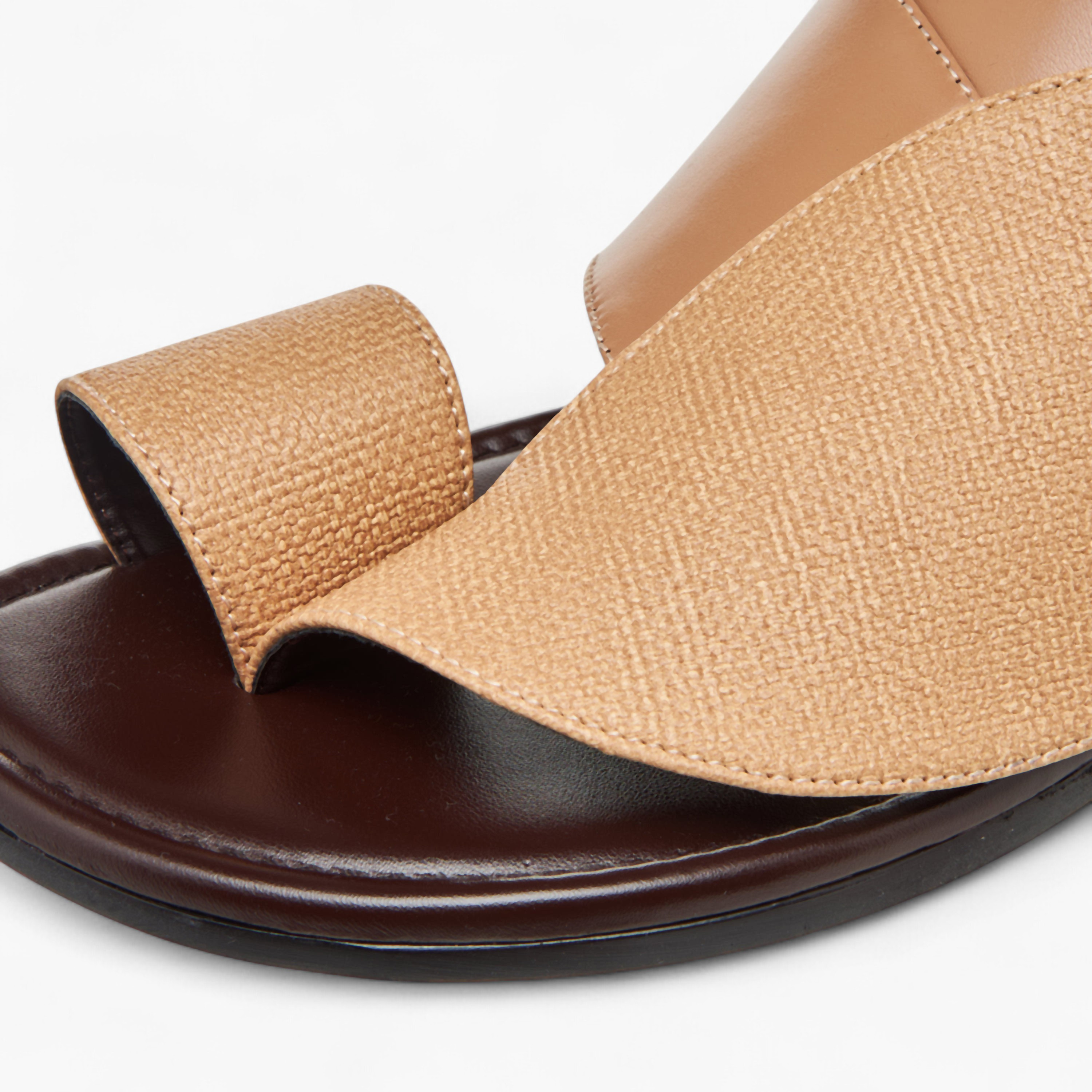 Al Waha Men Toe Loop Arabic Sandals-men-shoes-sandals-image-4