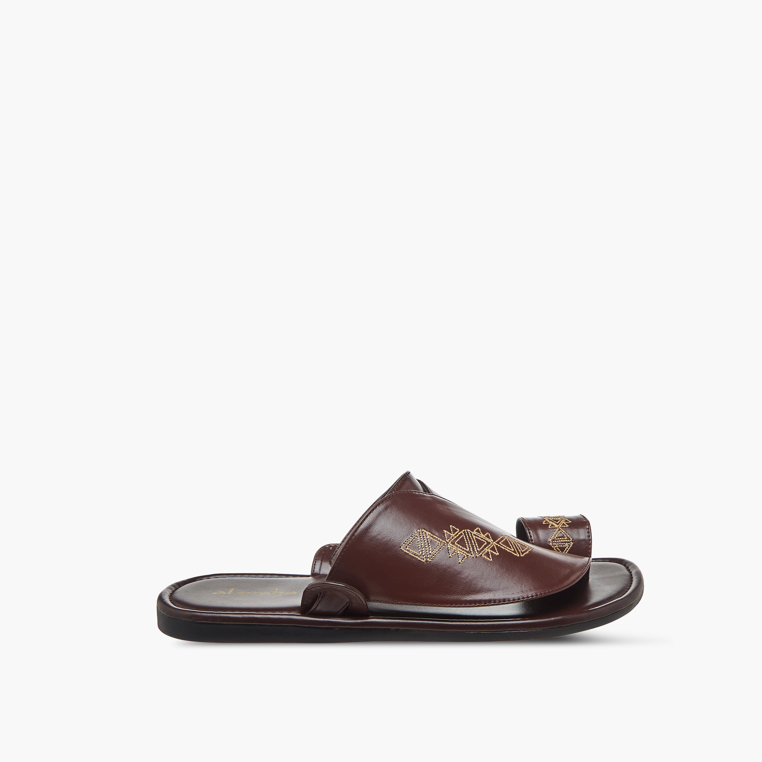 Al Waha Men Embroidered Arabic Sandals-men-shoes-sandals-image-3