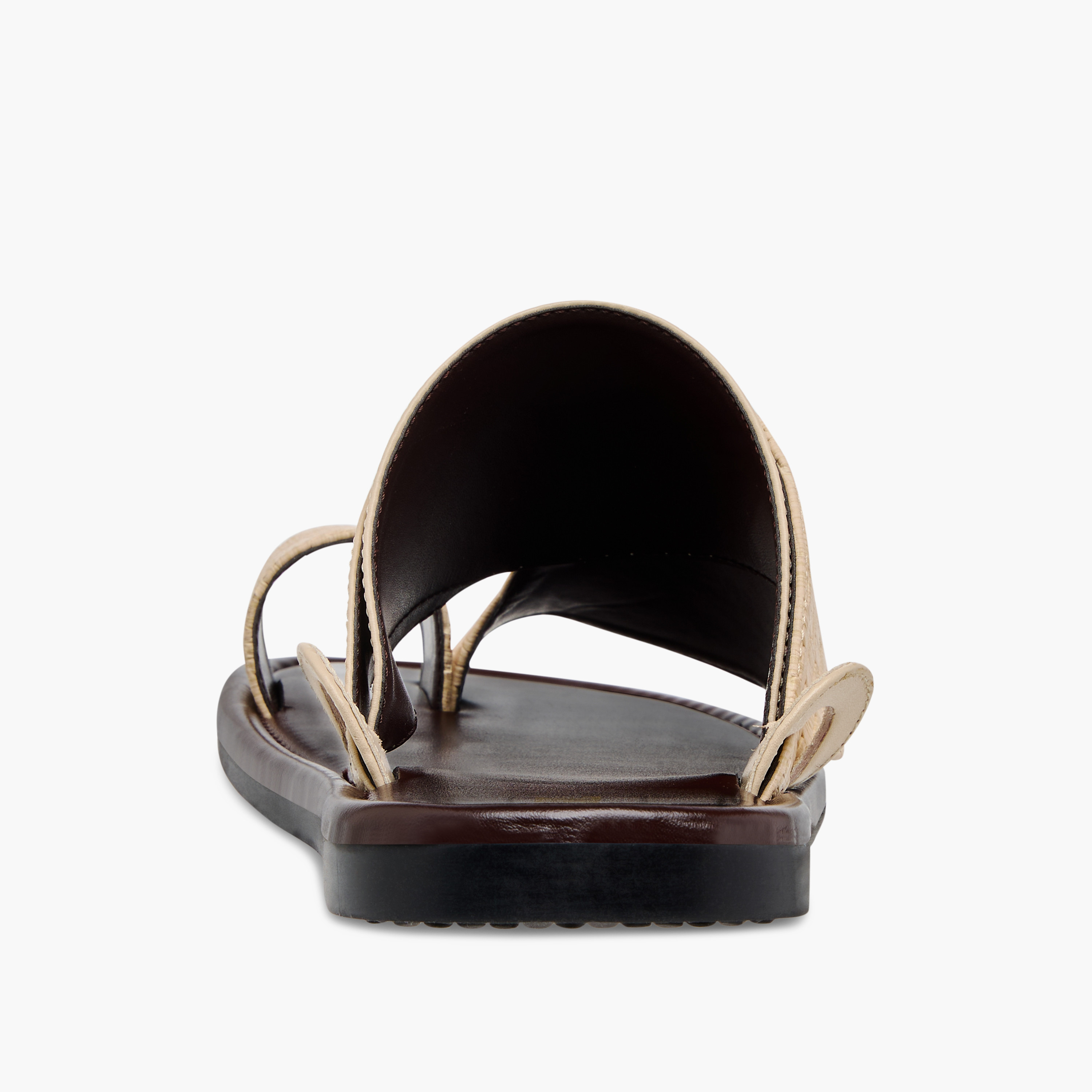 LBL by Shoexpress Textured Slip-On Arabic Sandals with Toe Loop Detail-men-shoes-sandals-image-4