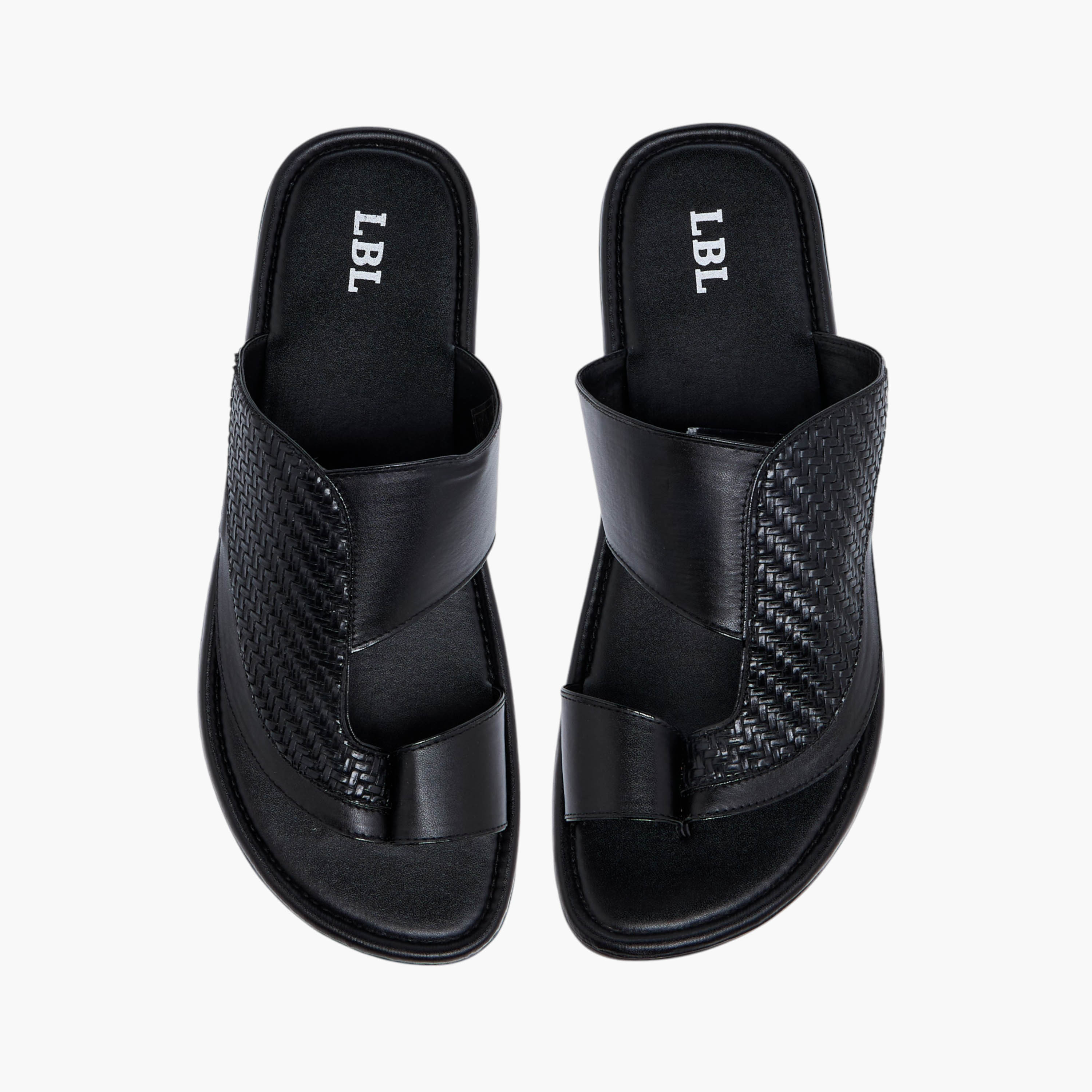 LBL by Shoexpress Textured Slip-on Arabic Sandals-men-shoes-sandals-image-9