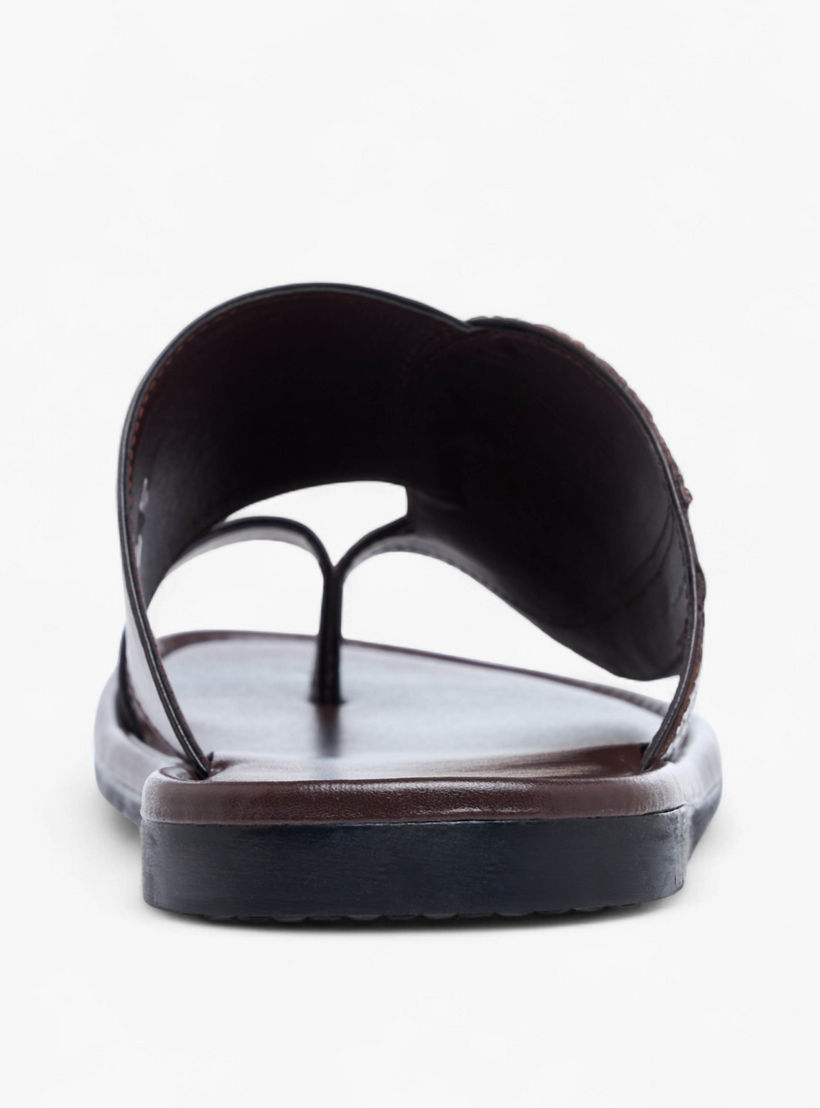 LBL by Shoexpress Textured Slip-on Arabic Sandals-men-shoes-sandals-image-4