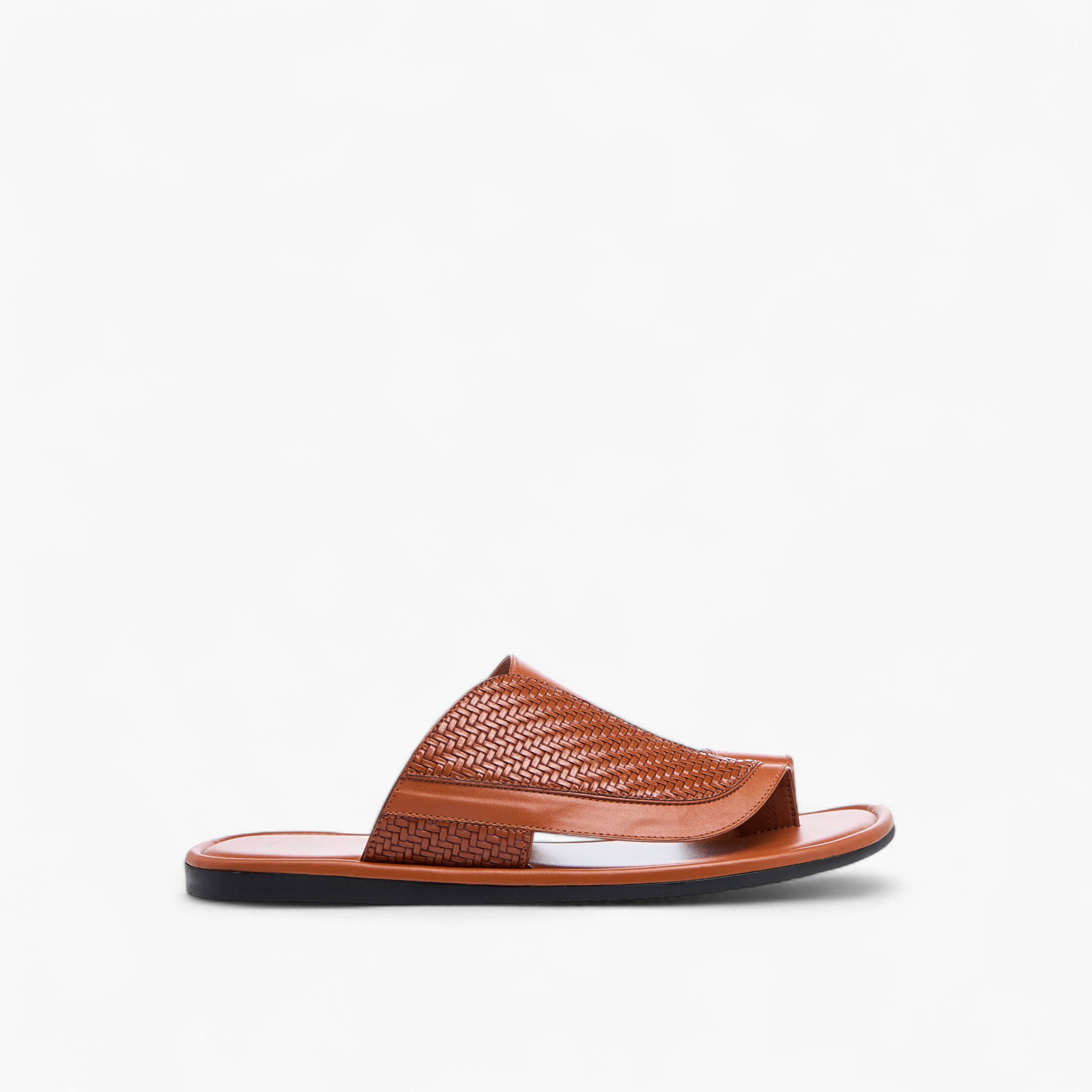 LBL by Shoexpress Textured Slip-on Arabic Sandals-men-shoes-sandals-image-2
