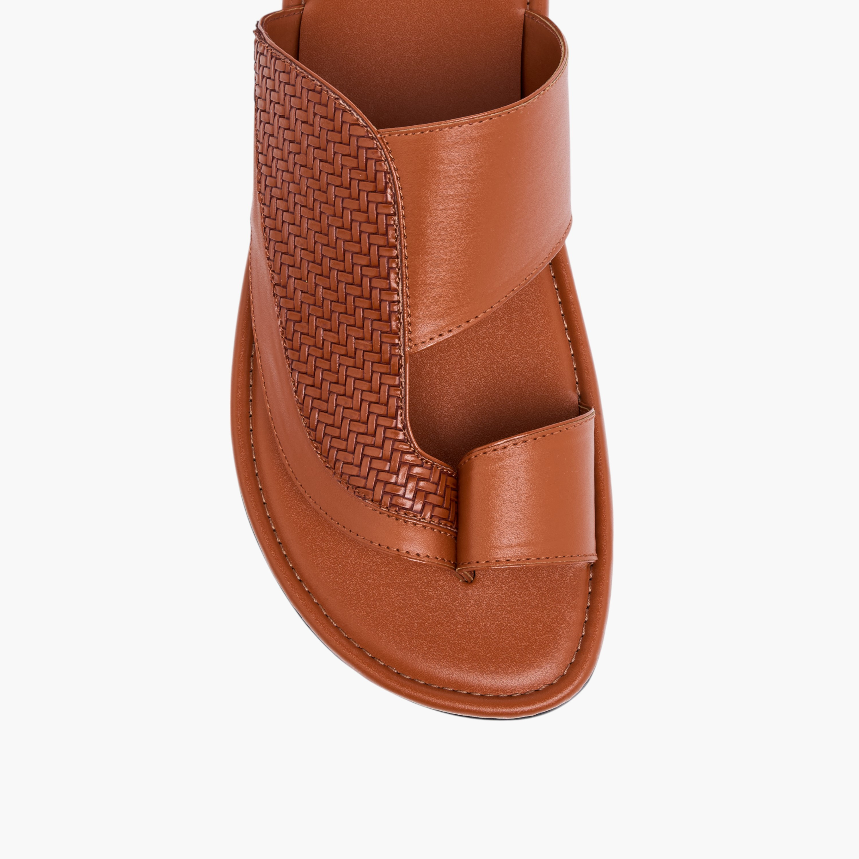 LBL by Shoexpress Textured Slip-on Arabic Sandals-men-shoes-sandals-image-3