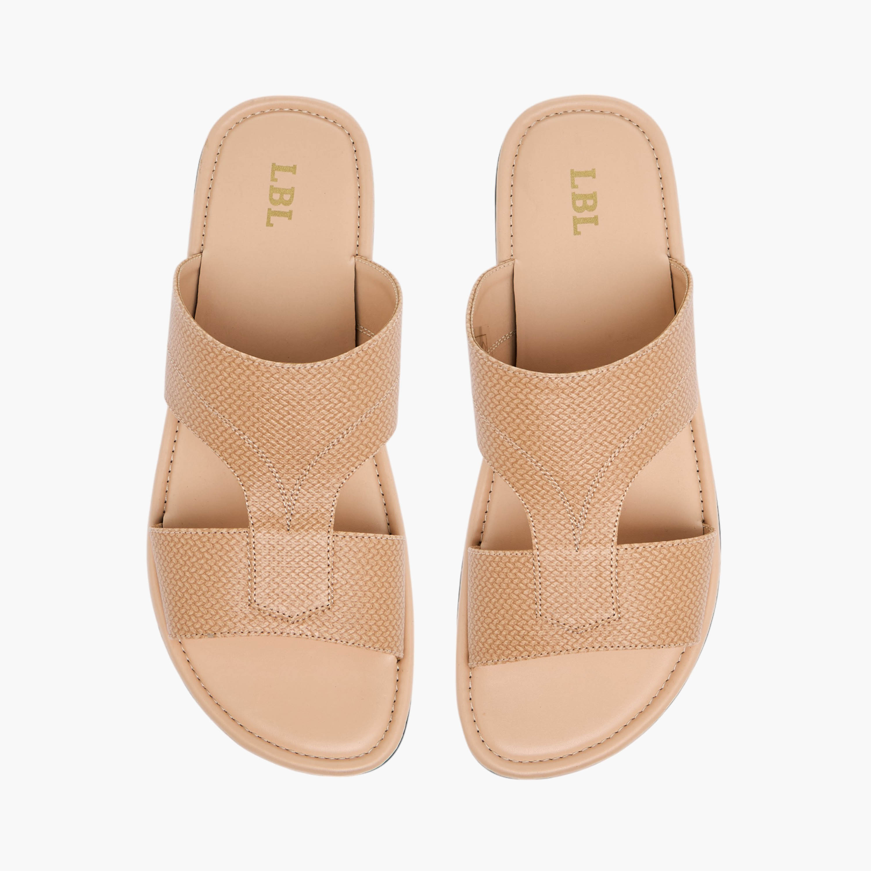LBL by Shoexpress Textured Slip-On Arabic Sandals-men-shoes-sandals-image-1