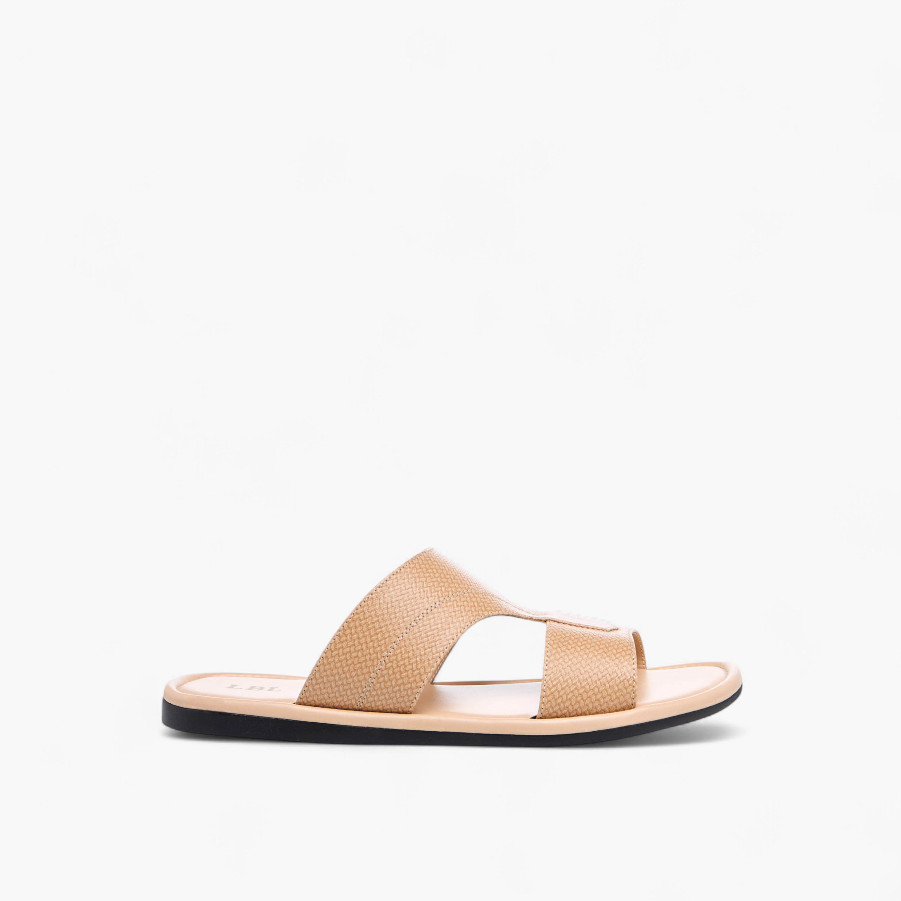LBL by Shoexpress Textured Slip-On Arabic Sandals-men-shoes-sandals-image-2