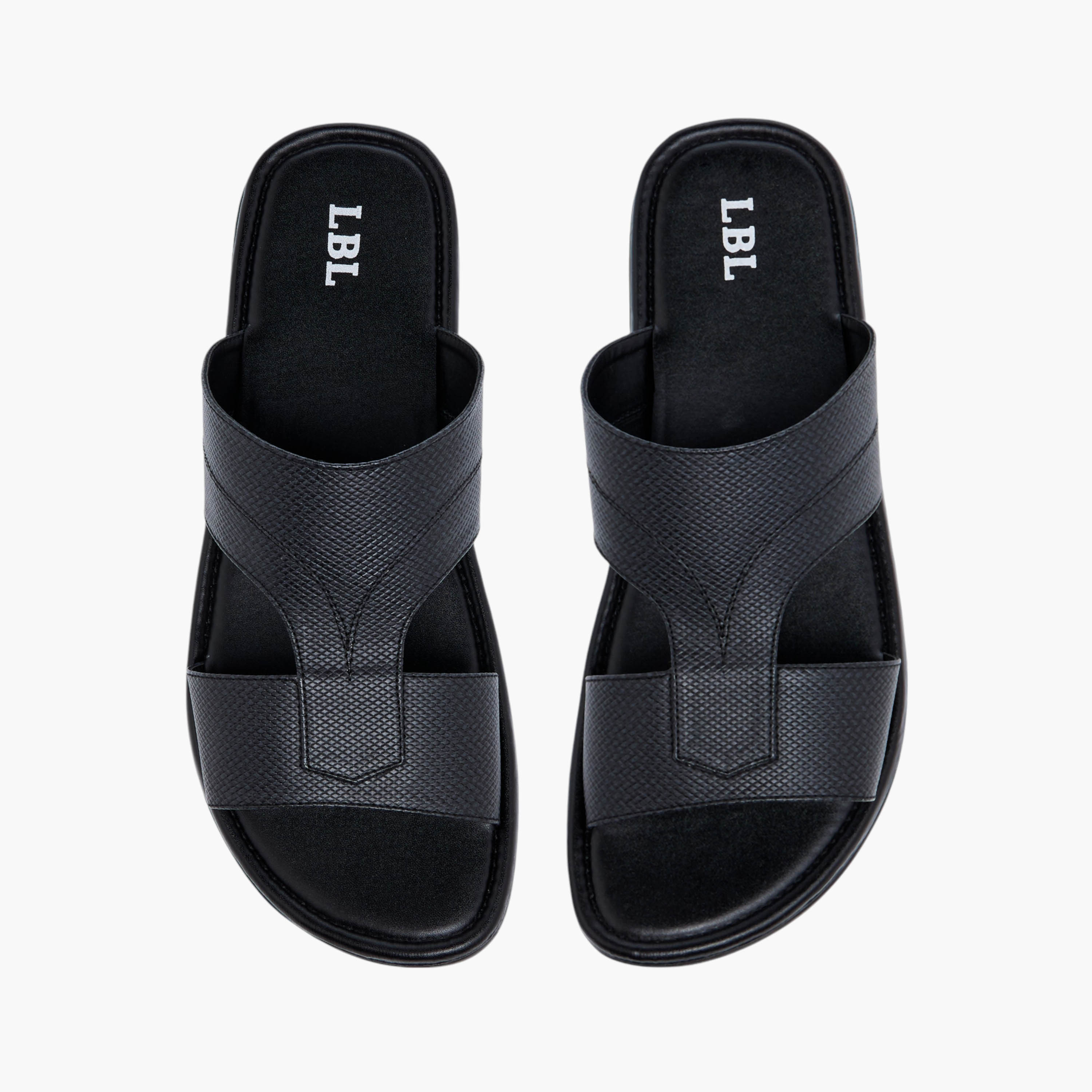 LBL by Shoexpress Textured Slip-On Arabic Sandals-men-shoes-sandals-image-1